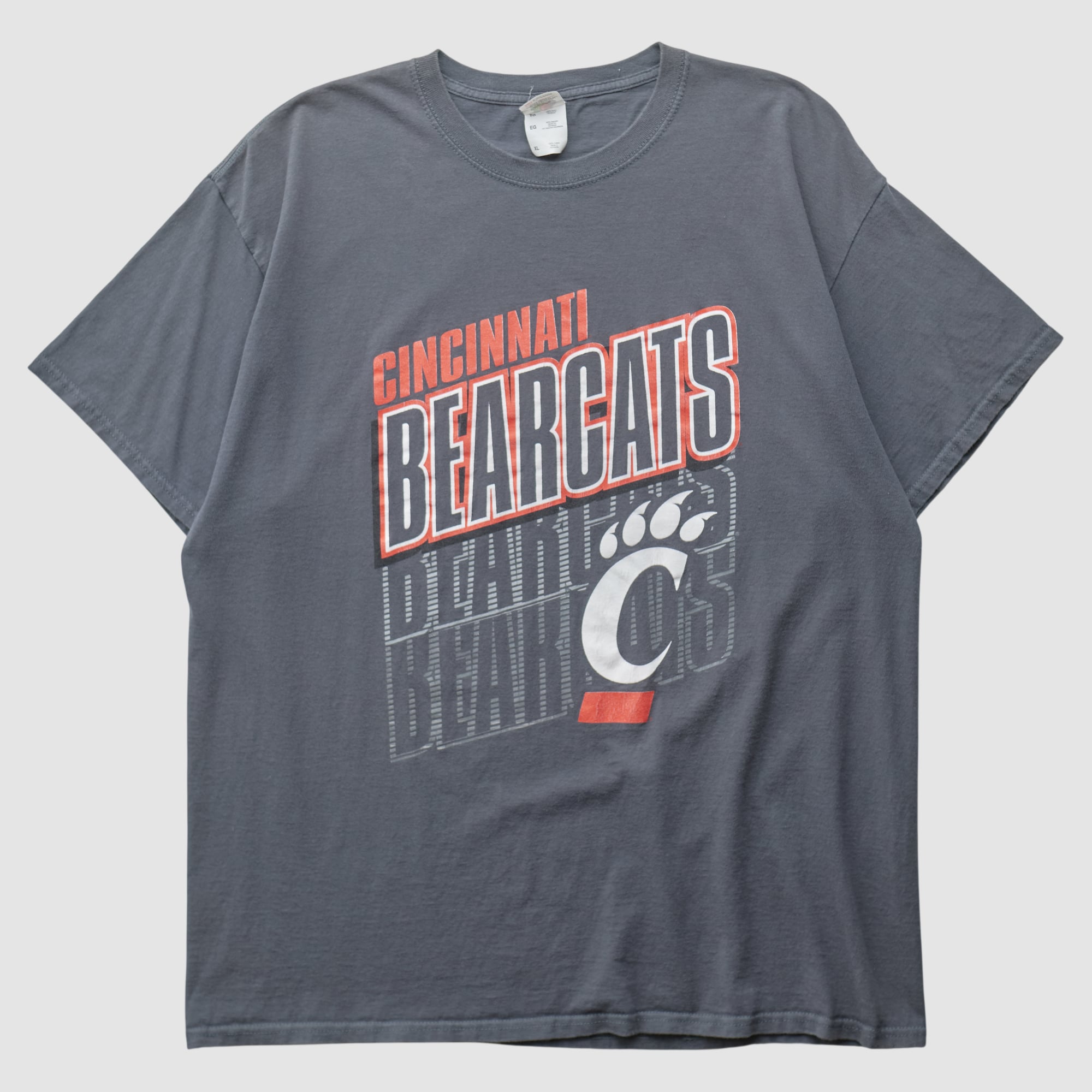 Cincinnati Bearcats Fruit of the Loom 2010s T-shirt - Charcoal - L