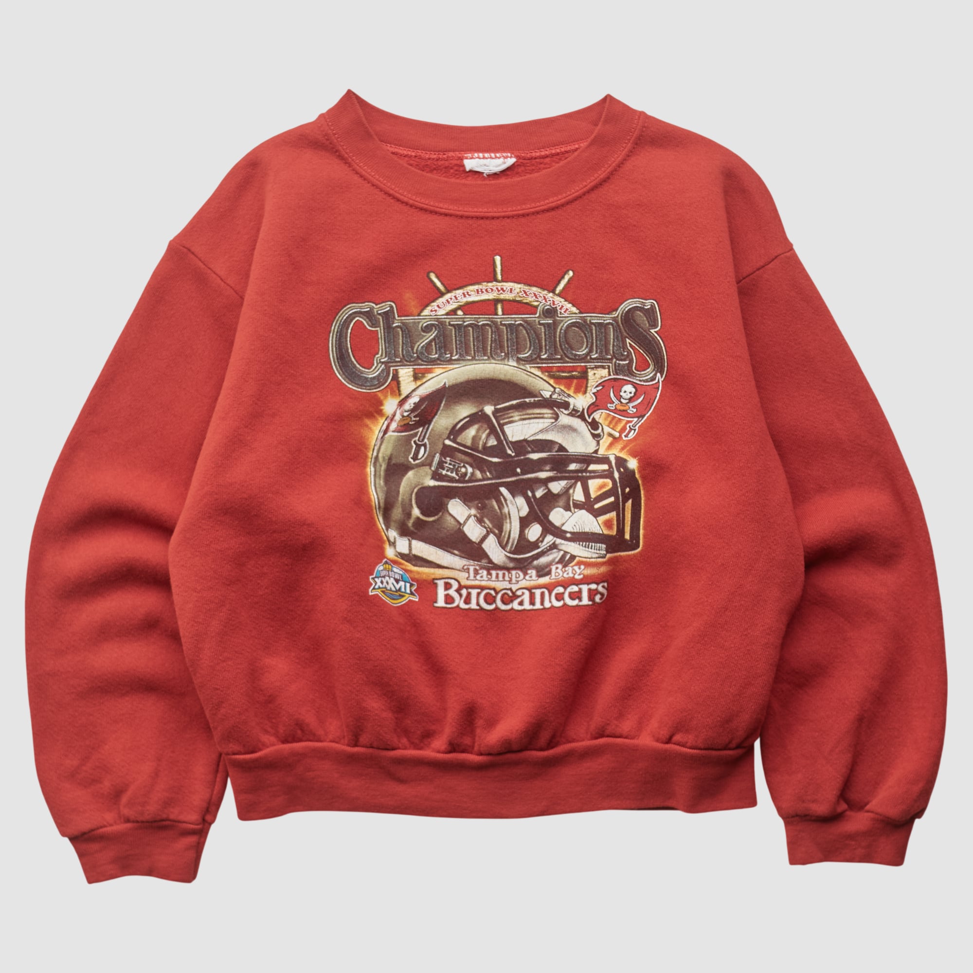 Super Bowl XXXVII 2003 Pullover Sweatshirt - Red - Yth L