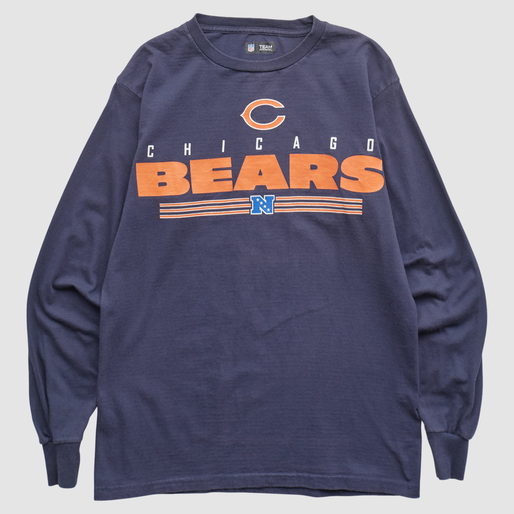 Chicago Bears NFL 2010s Long Sleeve T-shirt - Navy - XS