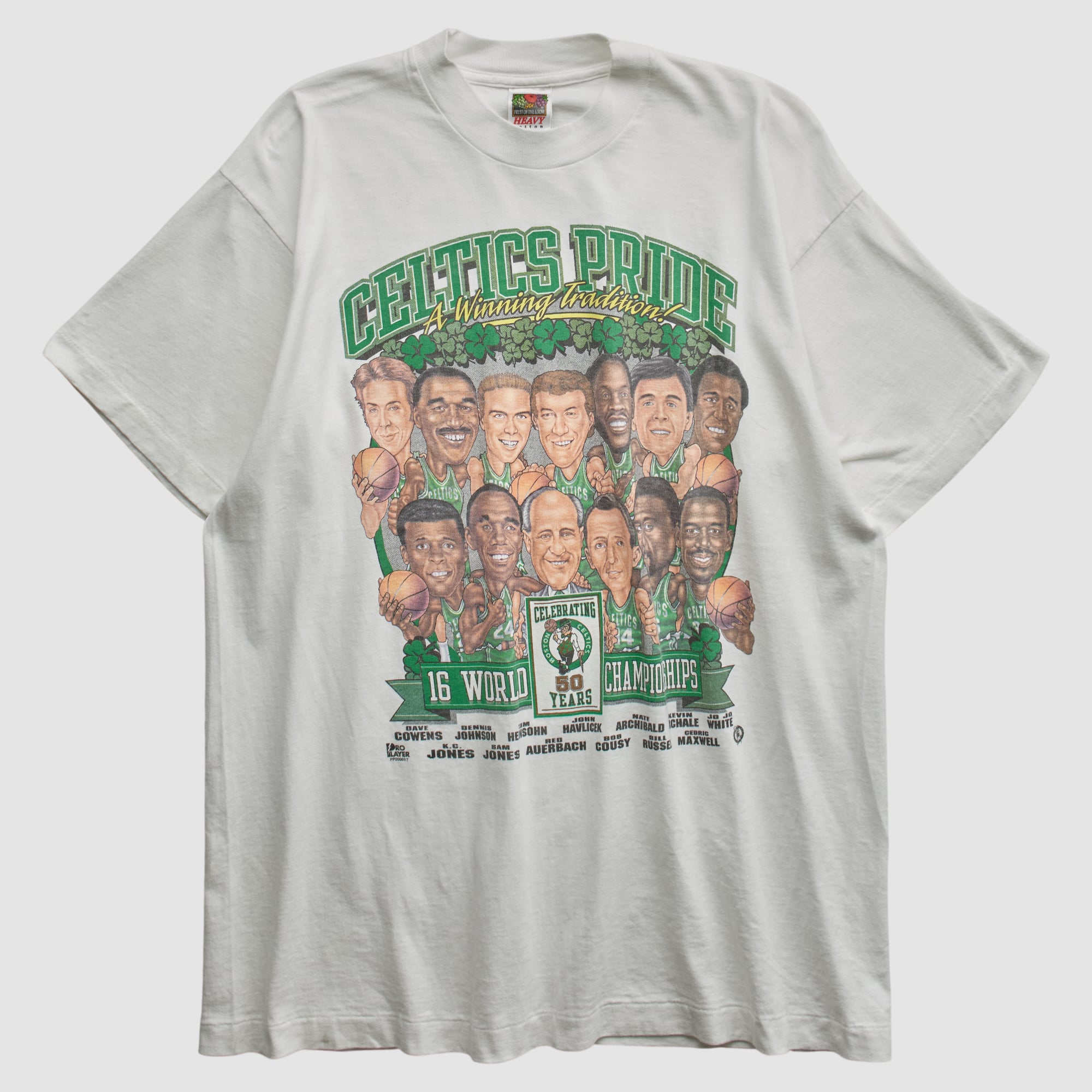 Boston Celtics Fruit of the Loom 1996 T-shirt - White - L