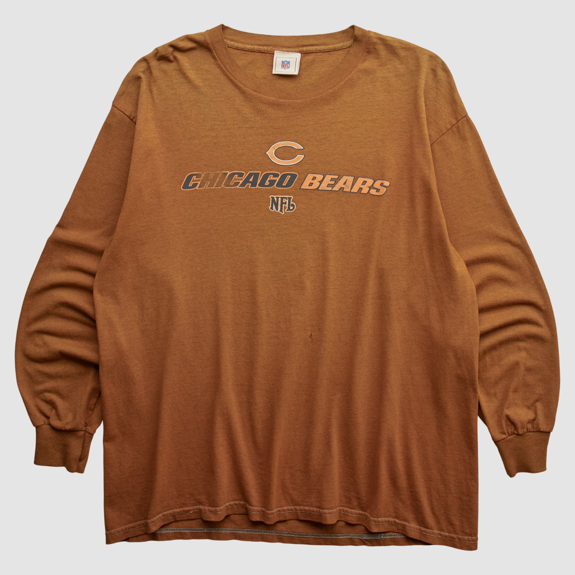 Chicago Bears NFL 2000s Long Sleeve T-shirt - Clay - XL