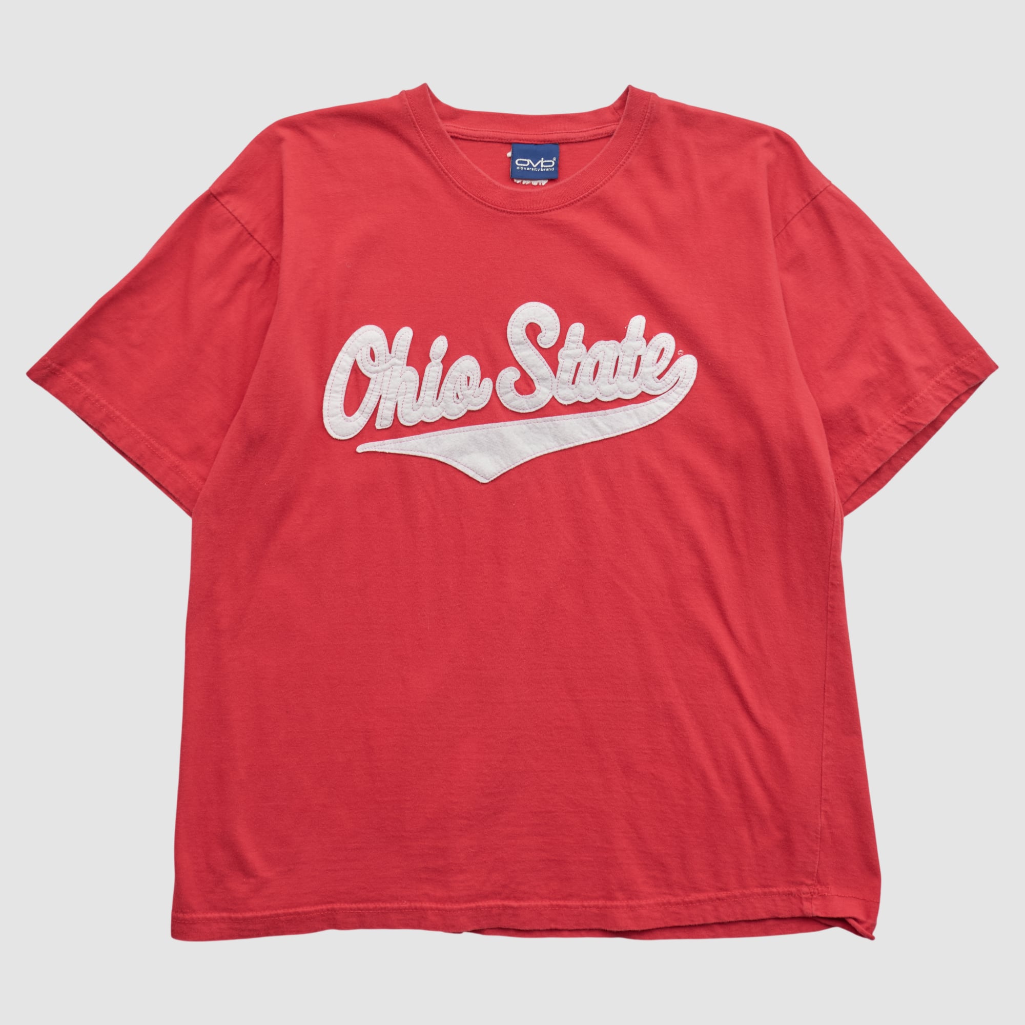 Ohio State Buckeyes Old Varsity Brand 2000s T-shirt - Red - L