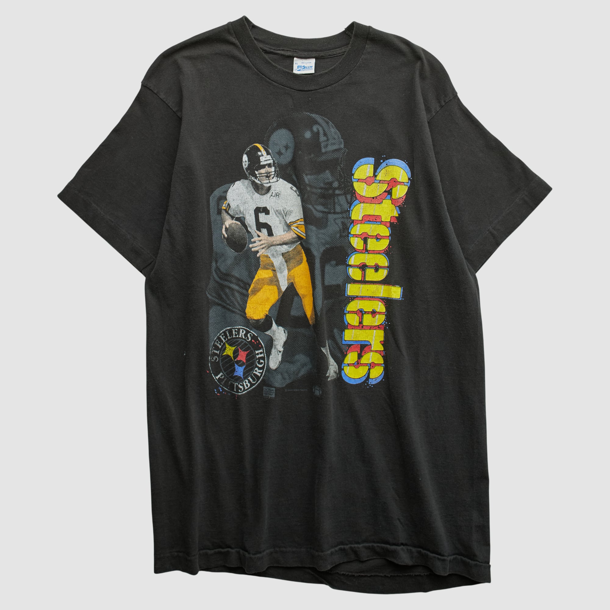 Pittsburgh Steelers Salem Sportswear 90s T-shirt - Black - L