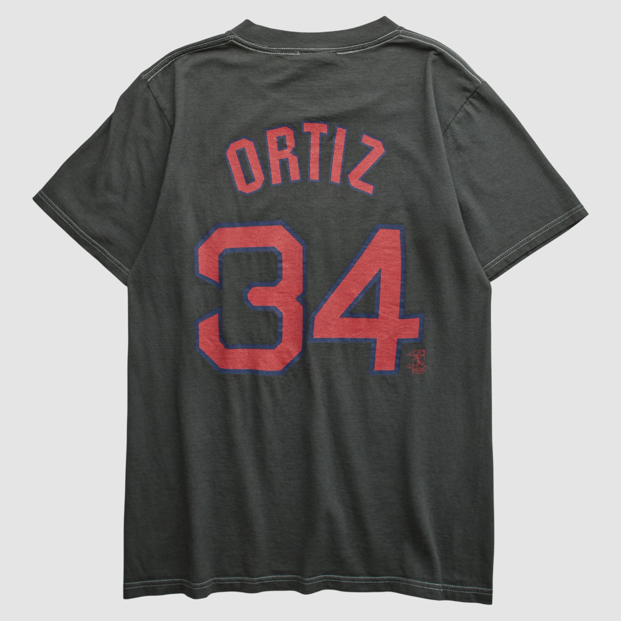 Boston Red Sox Majestic 2000s T-shirt - Charcoal - XS