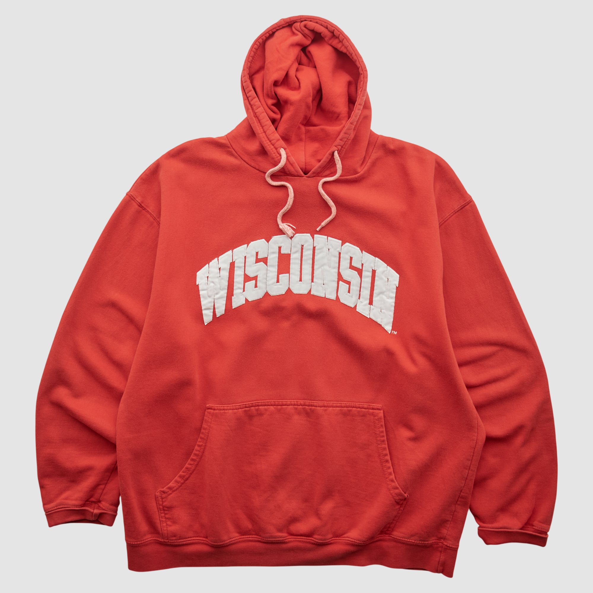 Wisconsin Badgers Red Oak 2000s Hooded Pullover Sweatshirt - Red - M