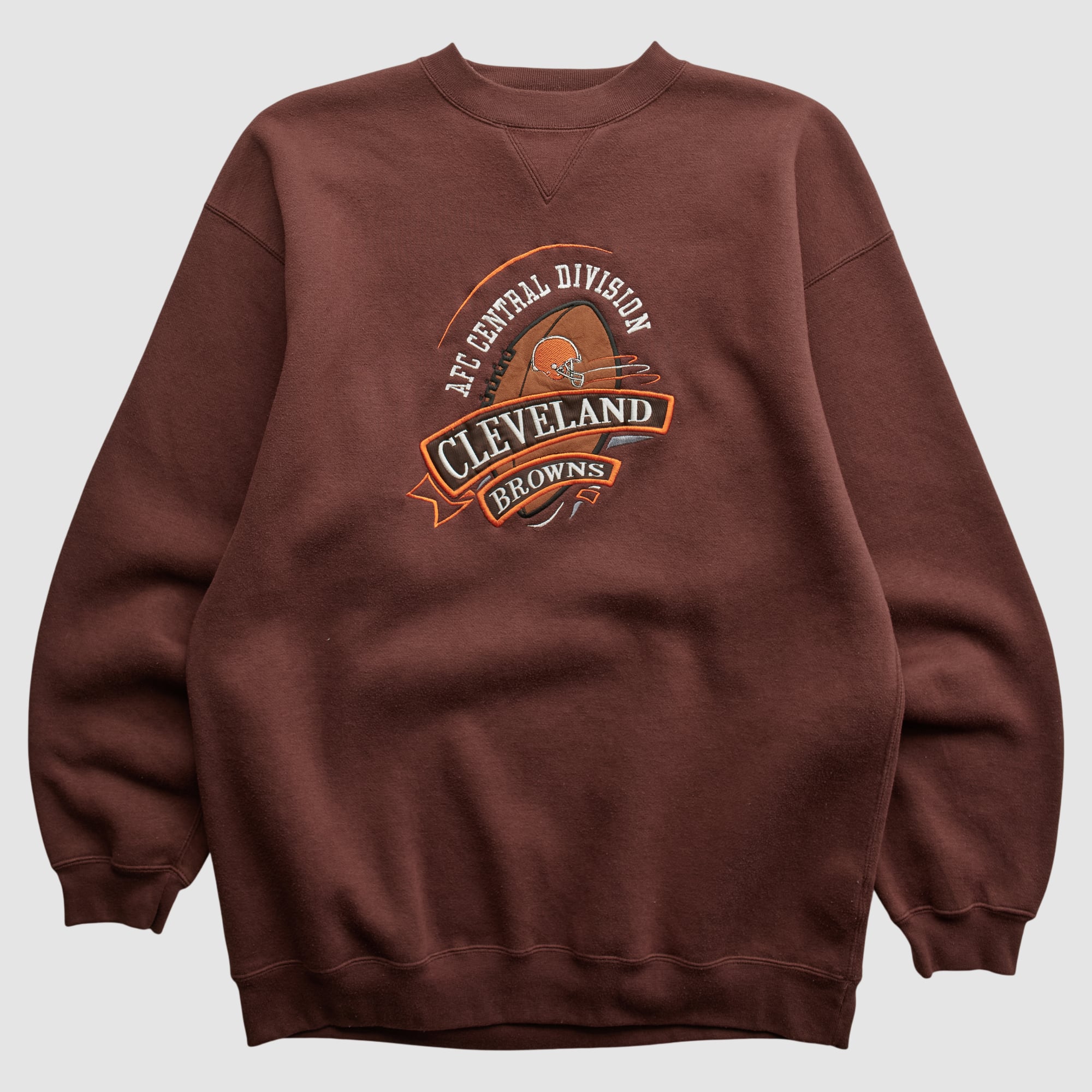 Cleveland Browns CADRE 90s Pullover Sweatshirt - Brown - L