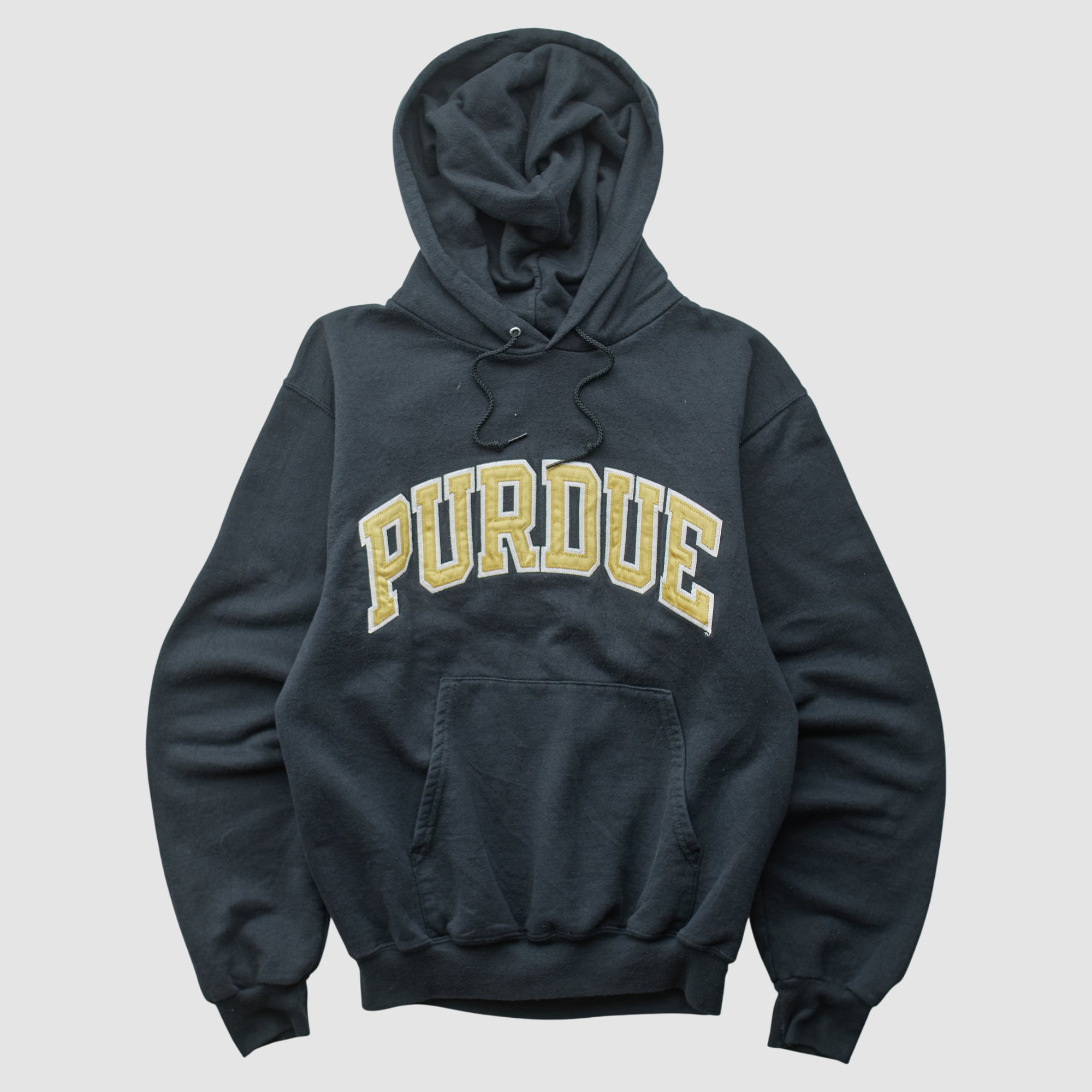 Purdue Boilermakers Champion 2000s Hooded Pullover Sweatshirt - Black - XXS
