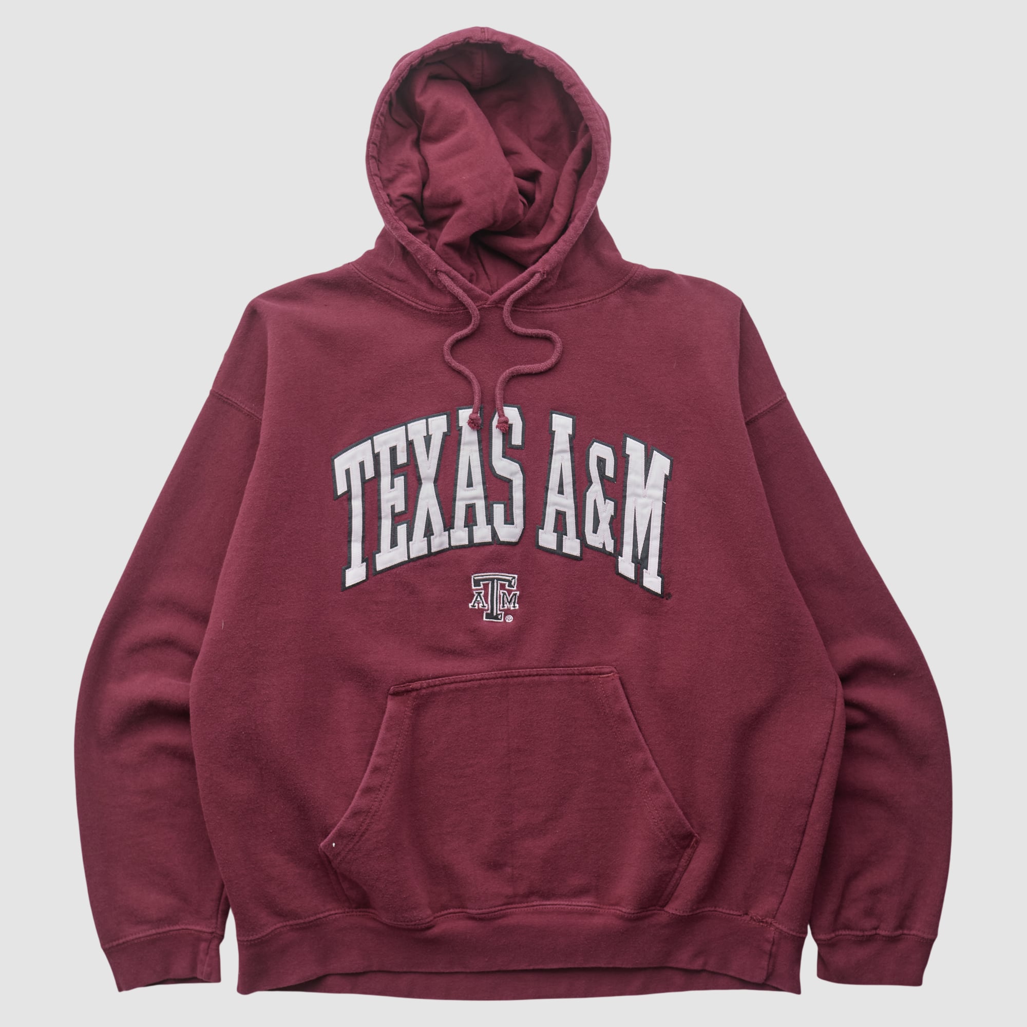 Texas A&M Aggies J America Sportswear 2000s Hooded Pullover Sweatshirt - Maroon - L