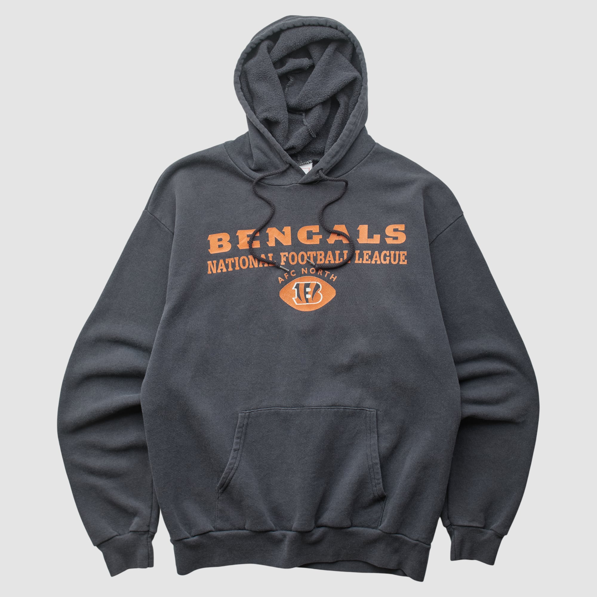 Cincinnati Bengals NFL 2000s Hooded Pullover Sweatshirt - Charcoal - XS