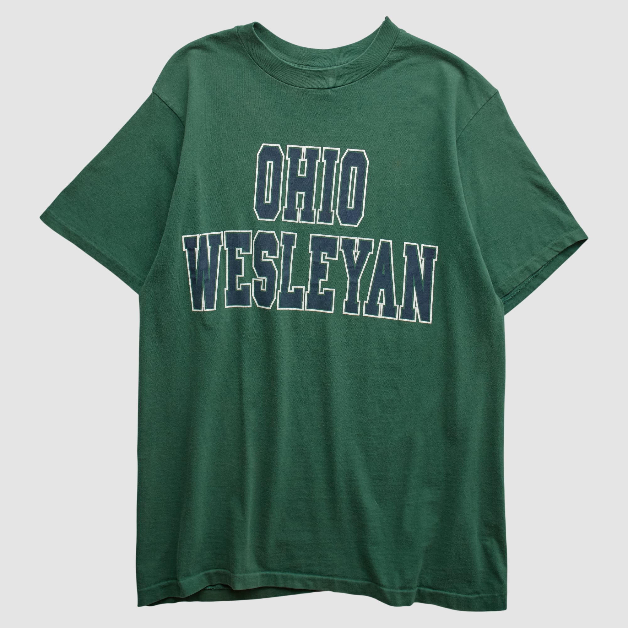 Ohio Wesleyan Battling Bishops Cotton Exchange 90s T-shirt - Green - L