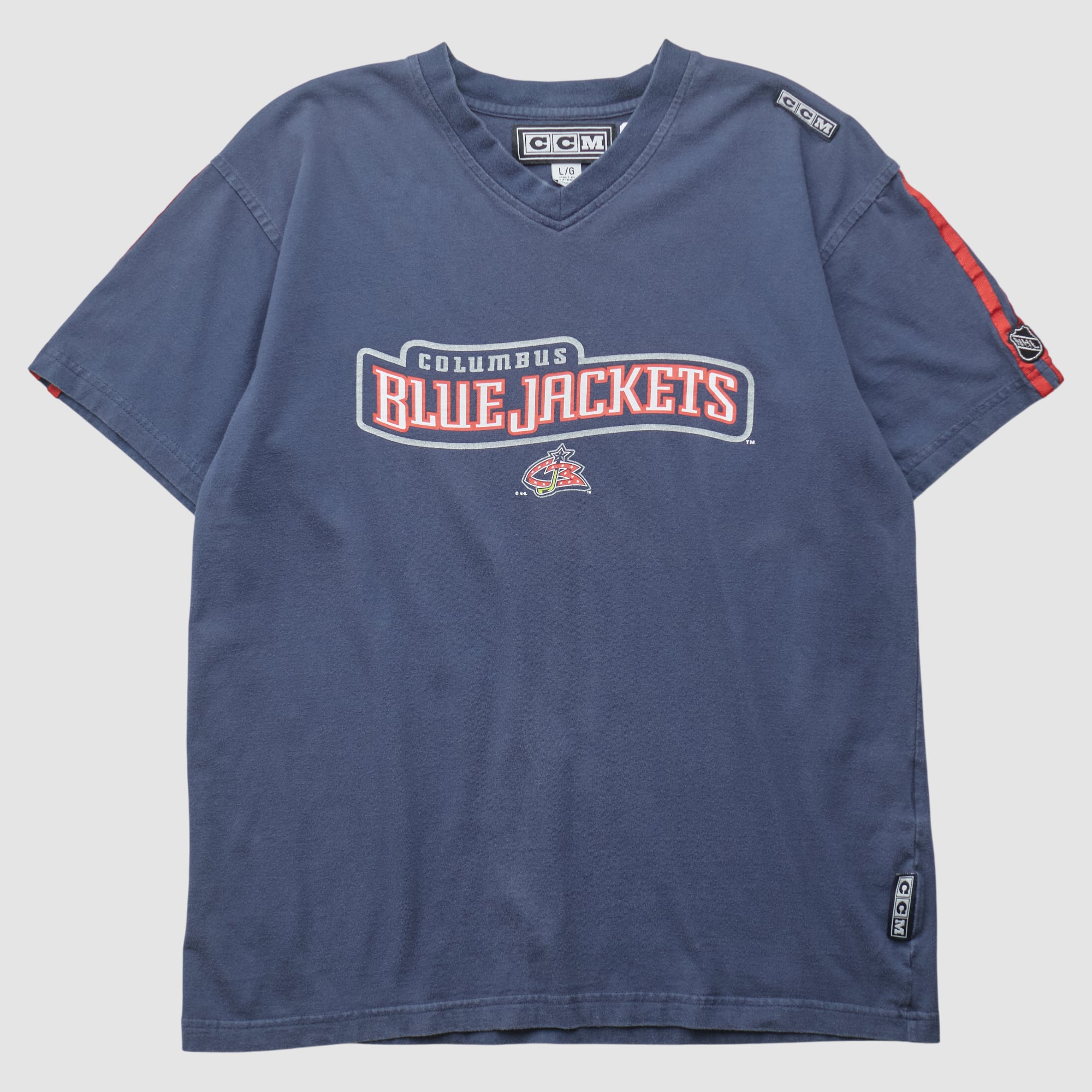 Columbus Blue Jackets NHL 2000s T-shirt - Navy - S