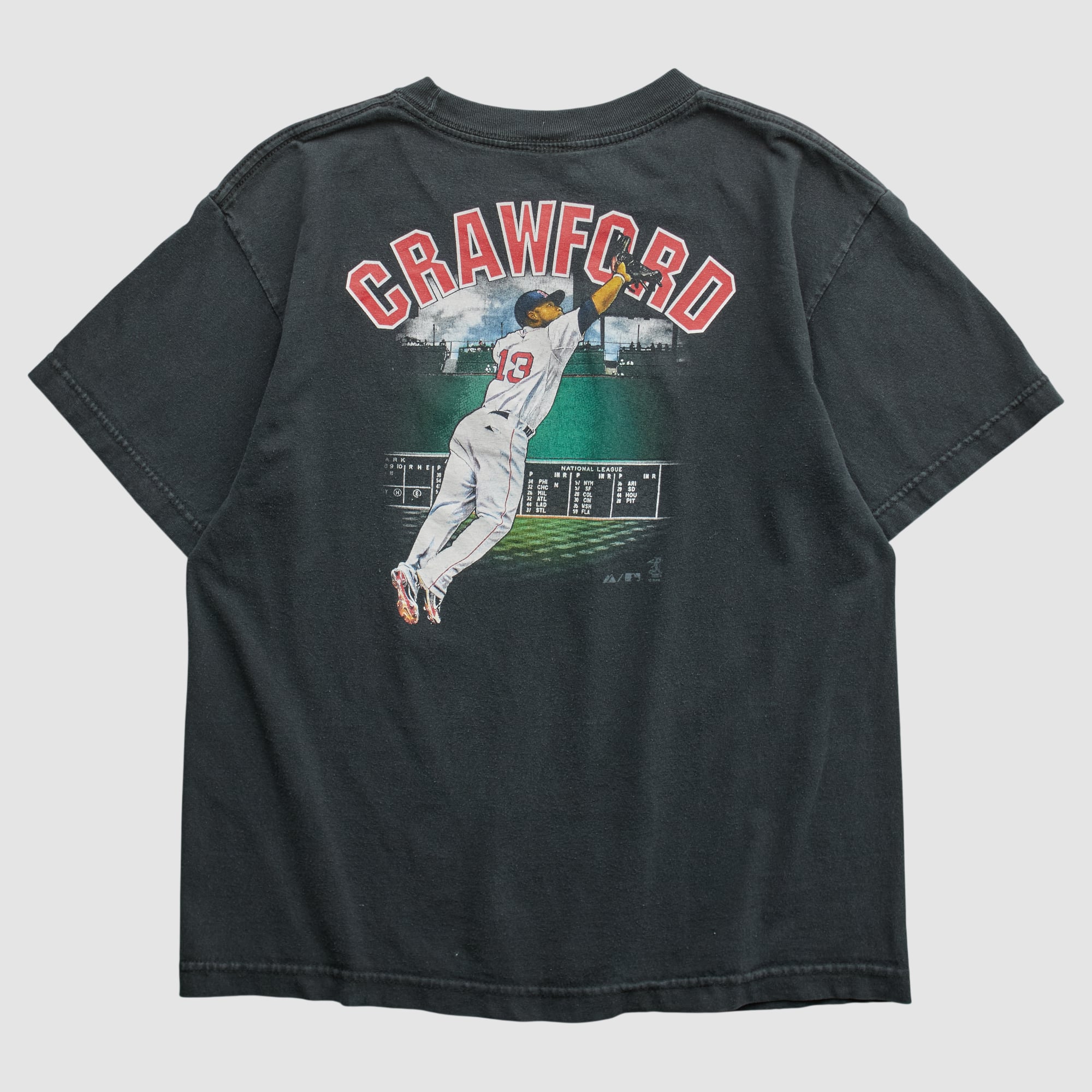 Carl Crawford Majestic 2010s T-shirt - Black - S