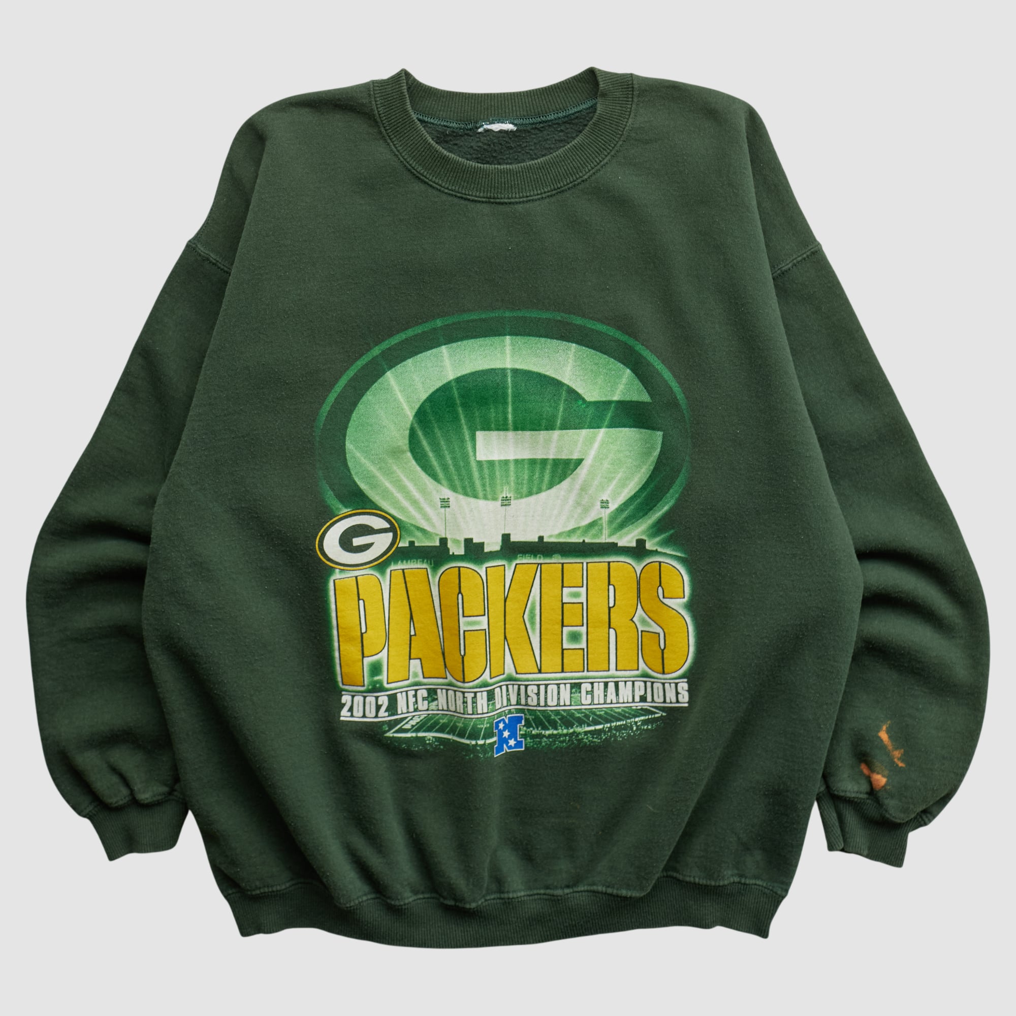 Green Bay Packers 2002 Pullover Sweatshirt - Green - M