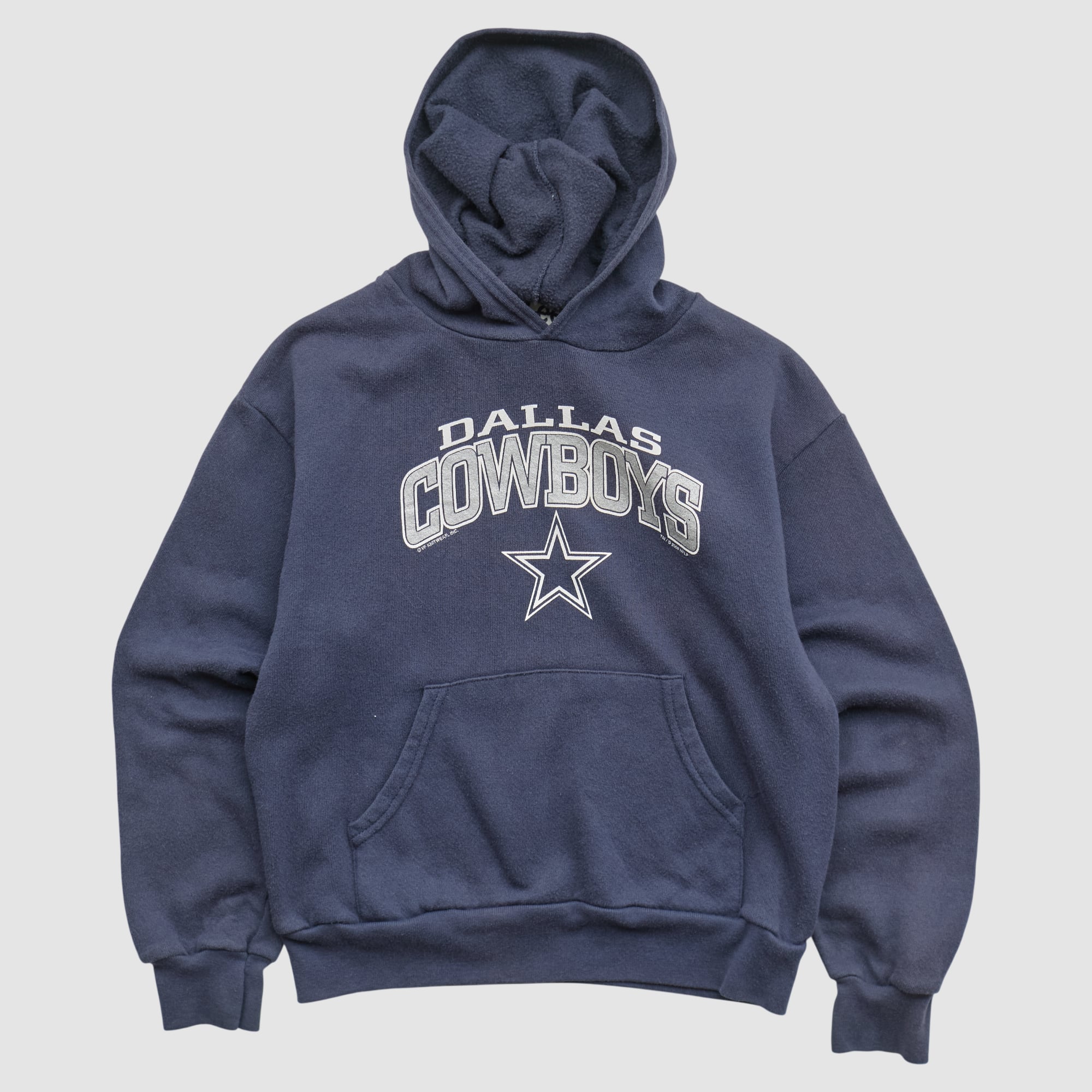 Dallas Cowboys Lee Apparel 2000 Hooded Pullover Sweatshirt - Navy - Yth S