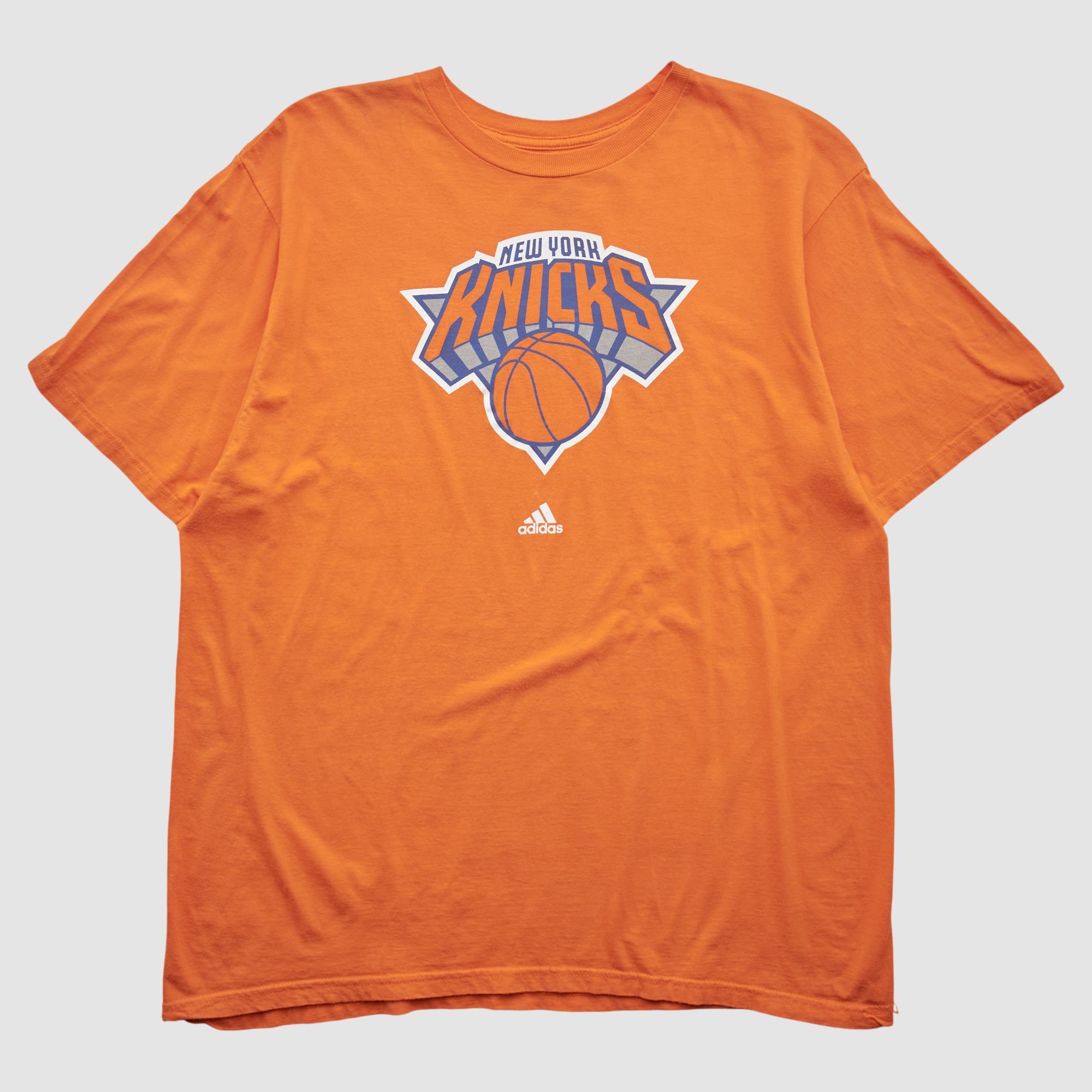 New York Knicks Adidas 2010s T-shirt - Orange - M