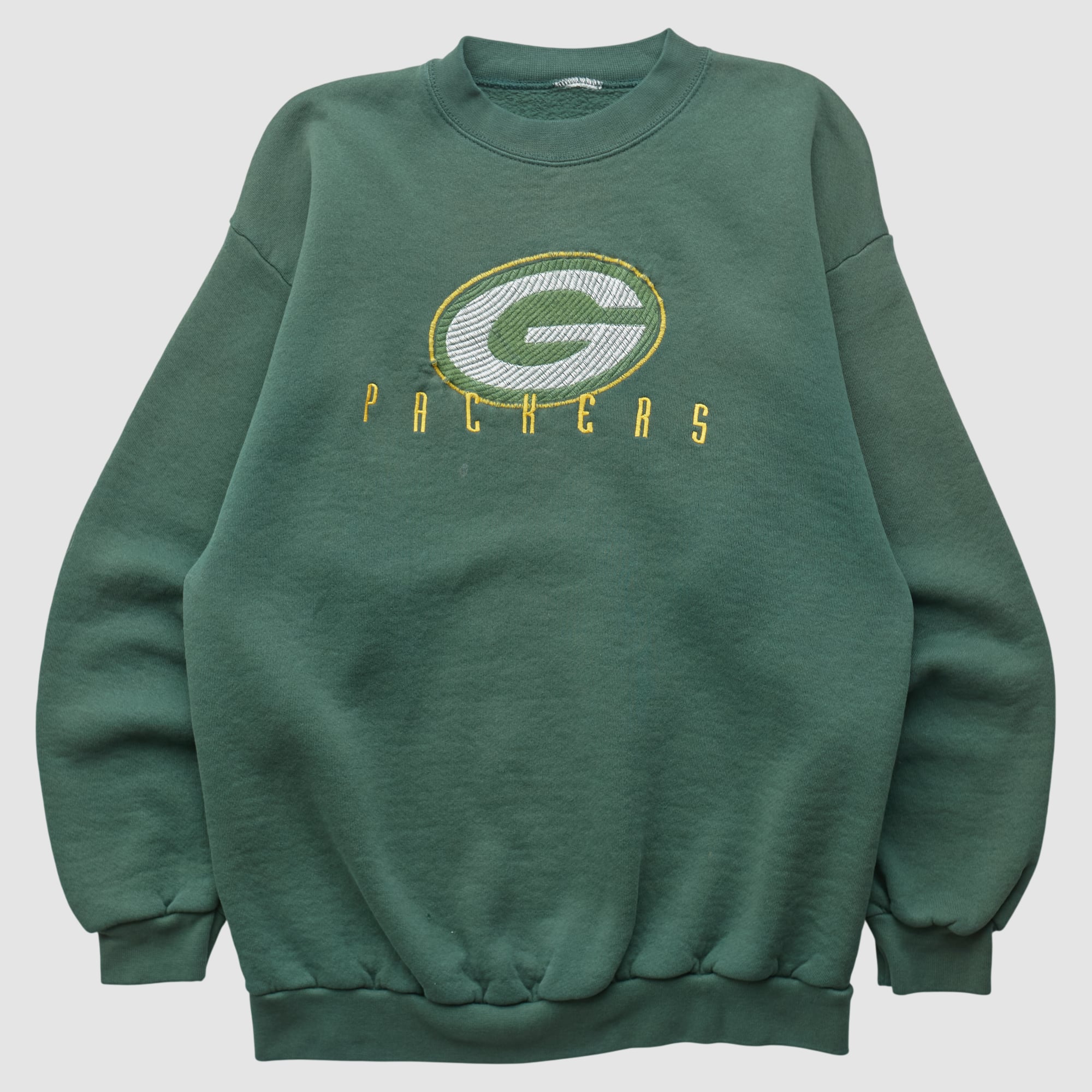 Green Bay Packers 90s Pullover Sweatshirt - Green - XS
