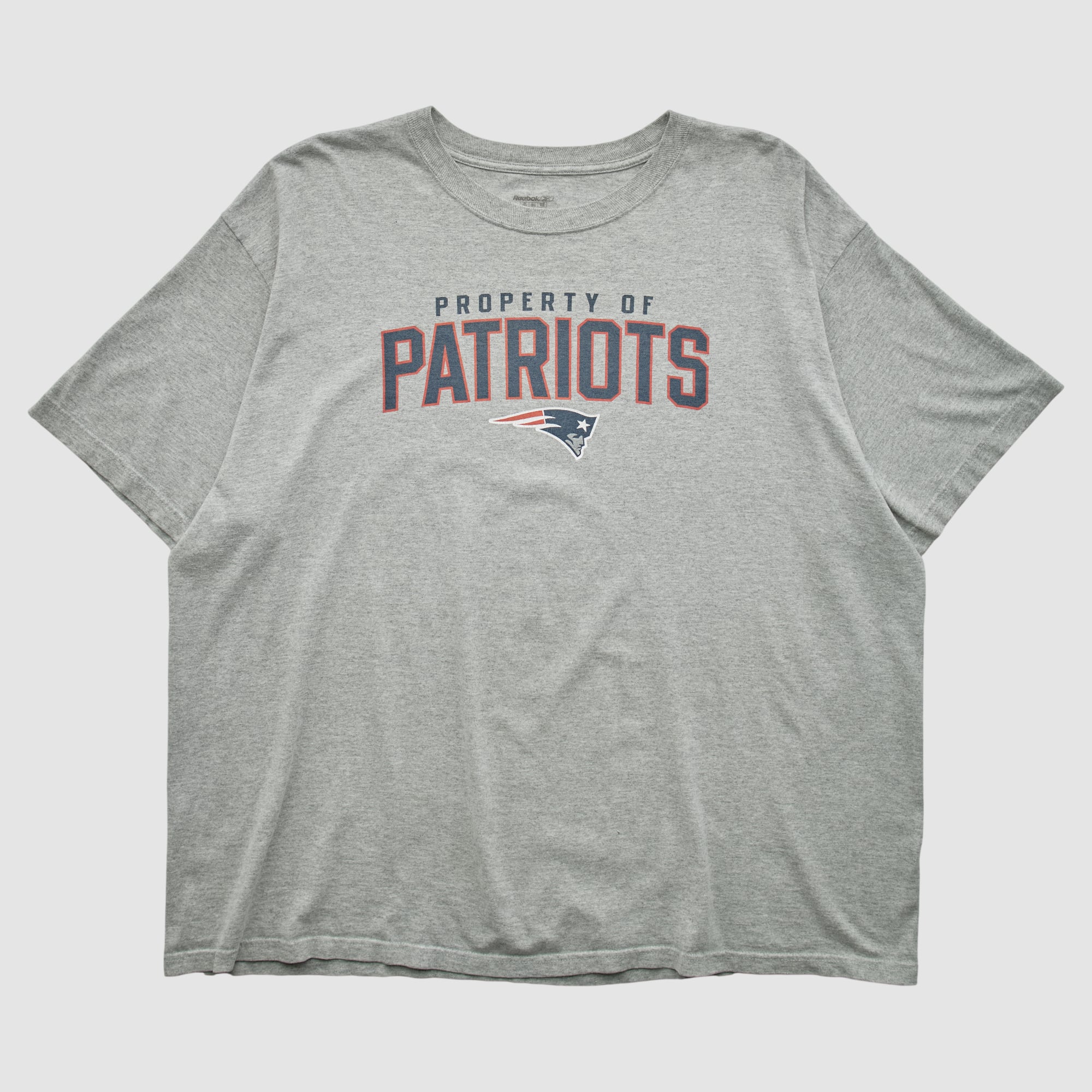 New England Patriots Reebok 2000s T-shirt - Heather Gray - 3XL