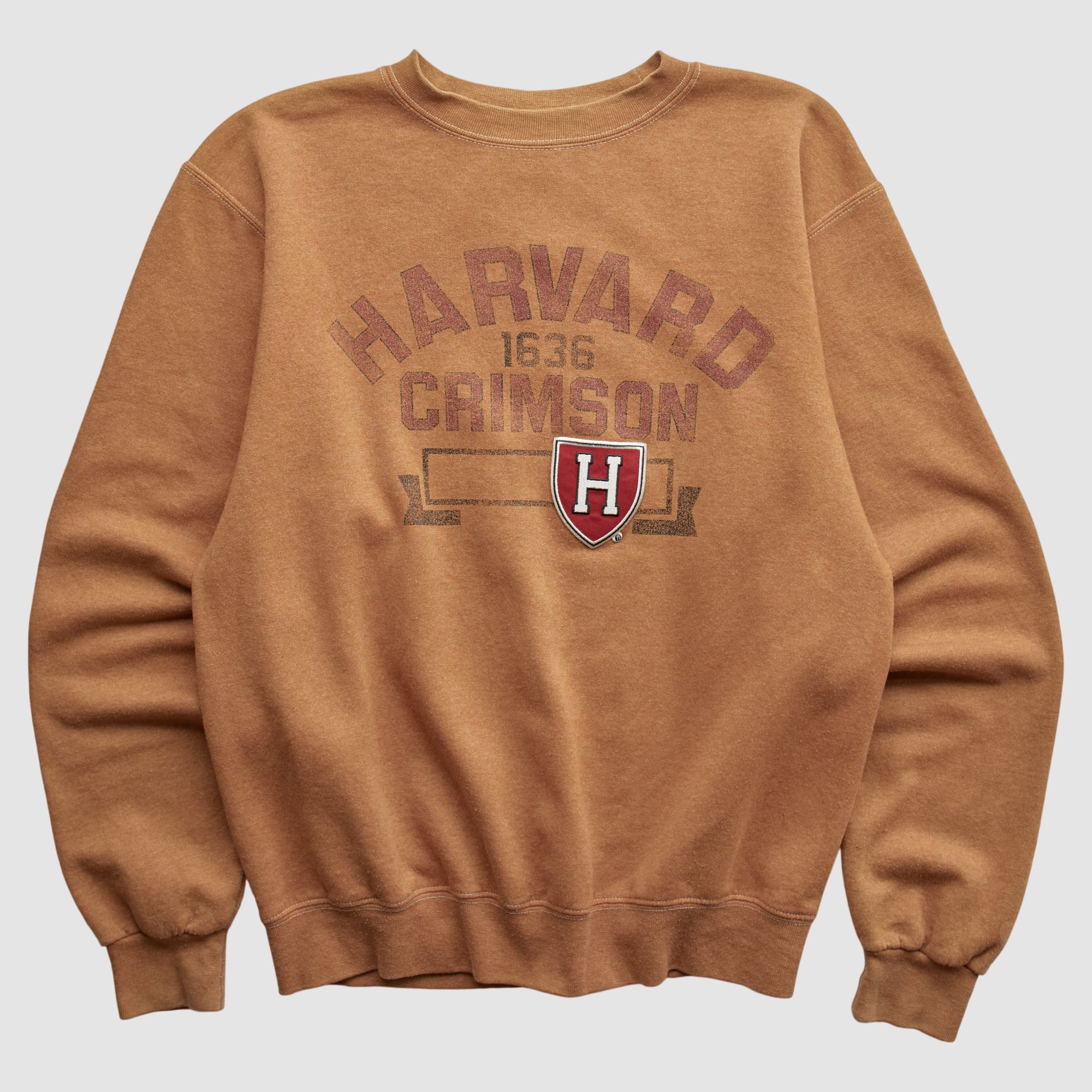 Harvard Crimson Champion 2000s Pullover Sweatshirt - Clay - XS