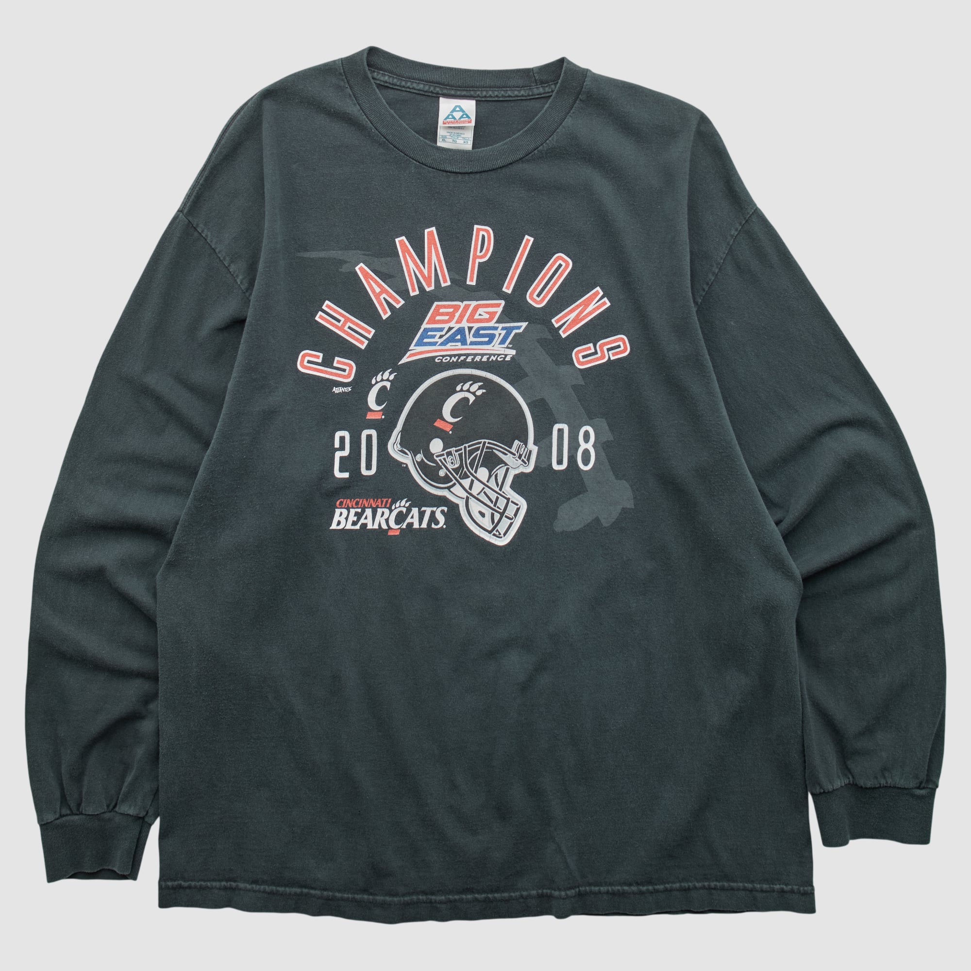 Cincinnati Bearcats Alstyle 2008 Long Sleeve T-shirt - Black - L