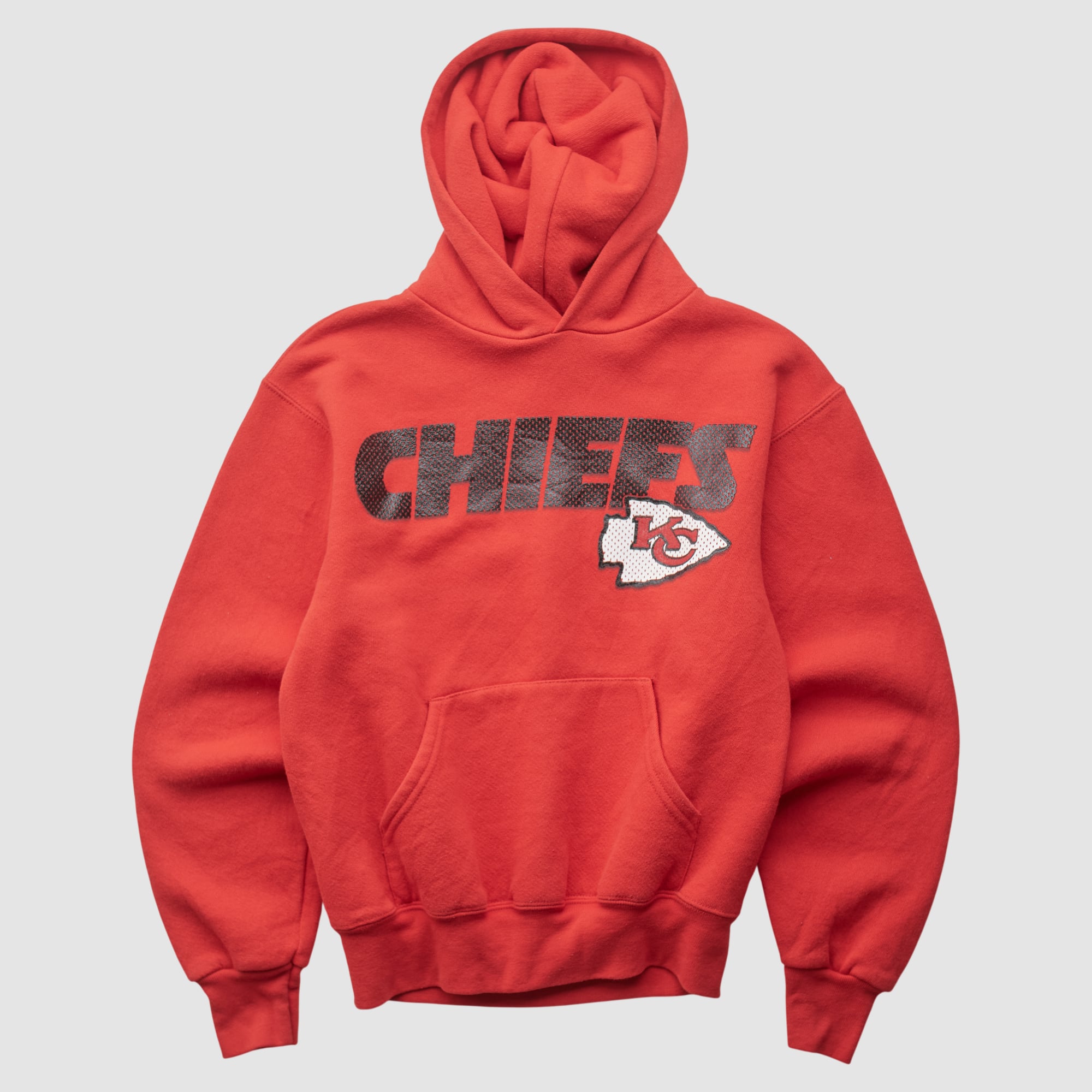 Kansas City Chiefs NFL 2000s Hooded Pullover Sweatshirt - Red - Yth M