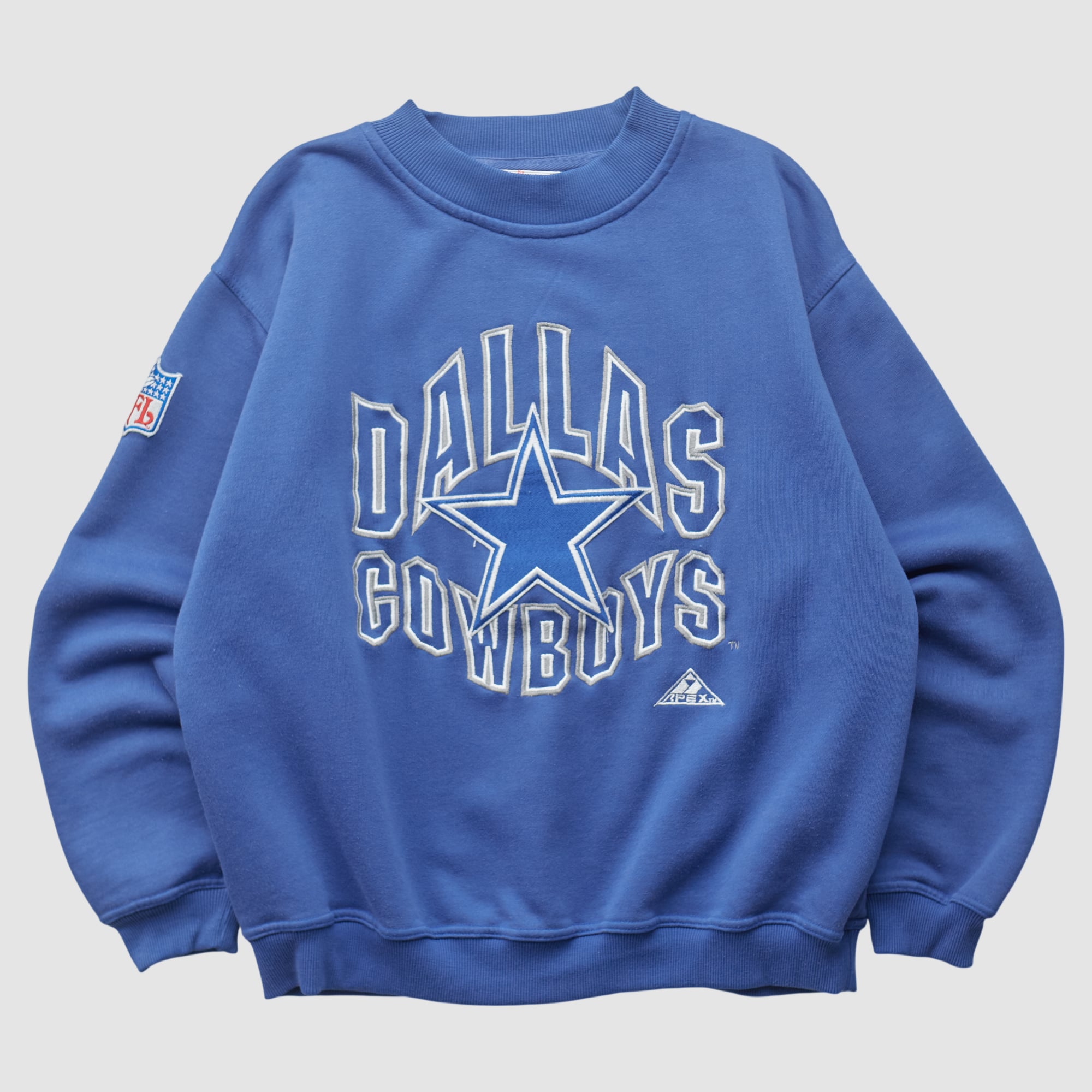 Dallas Cowboys NFL Pro Line 90s Pullover Sweatshirt - Blue - S
