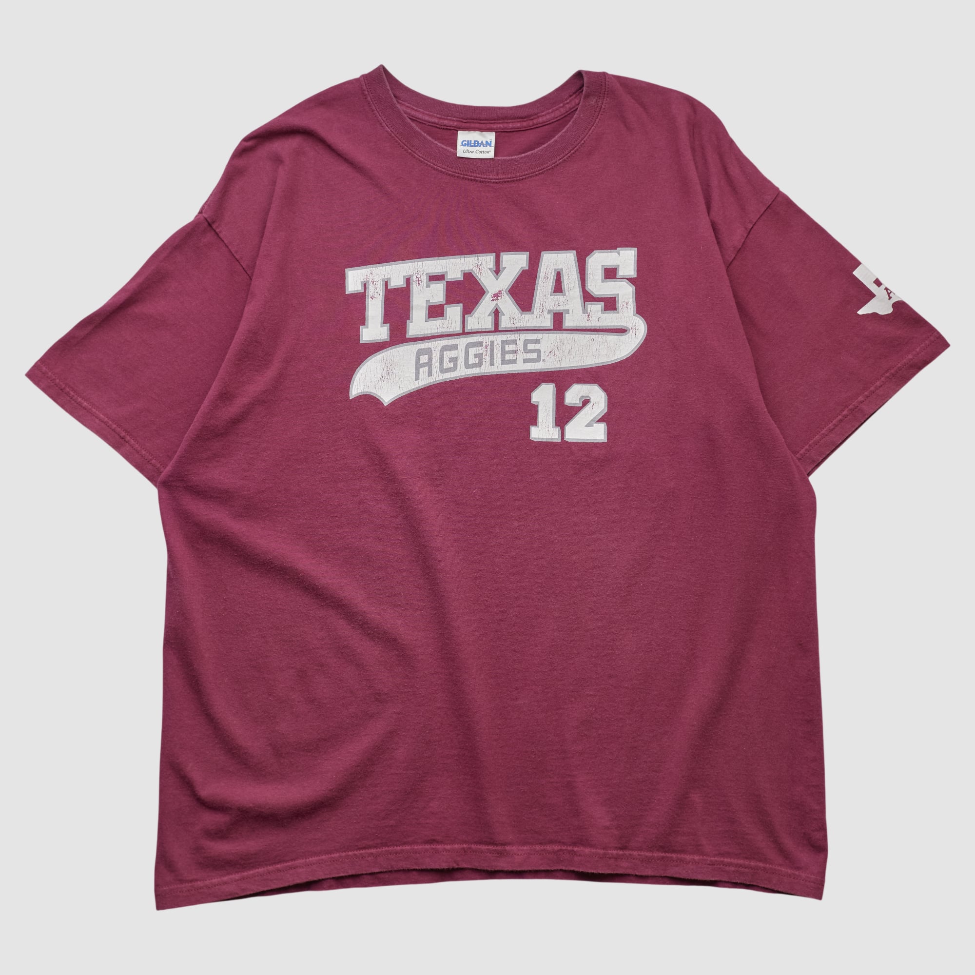 Texas A&M Aggies Gildan 2010s T-shirt - Maroon - XL