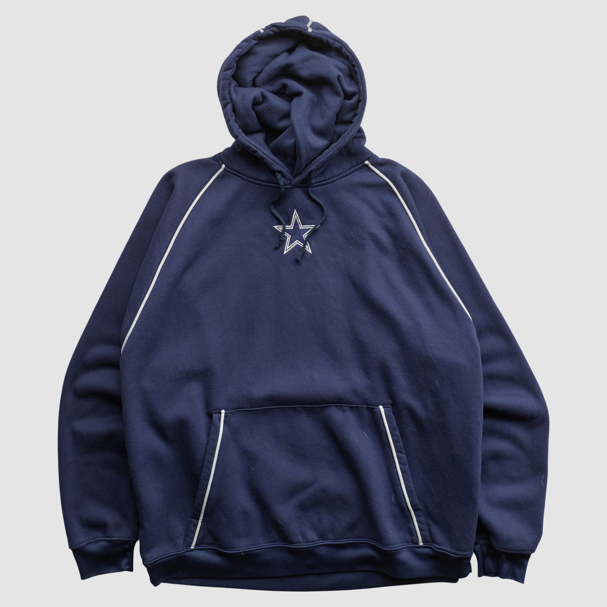 Dallas Cowboys Cowboys Authentic Apparel 2000s Hooded Pullover Sweatshirt - Navy - M