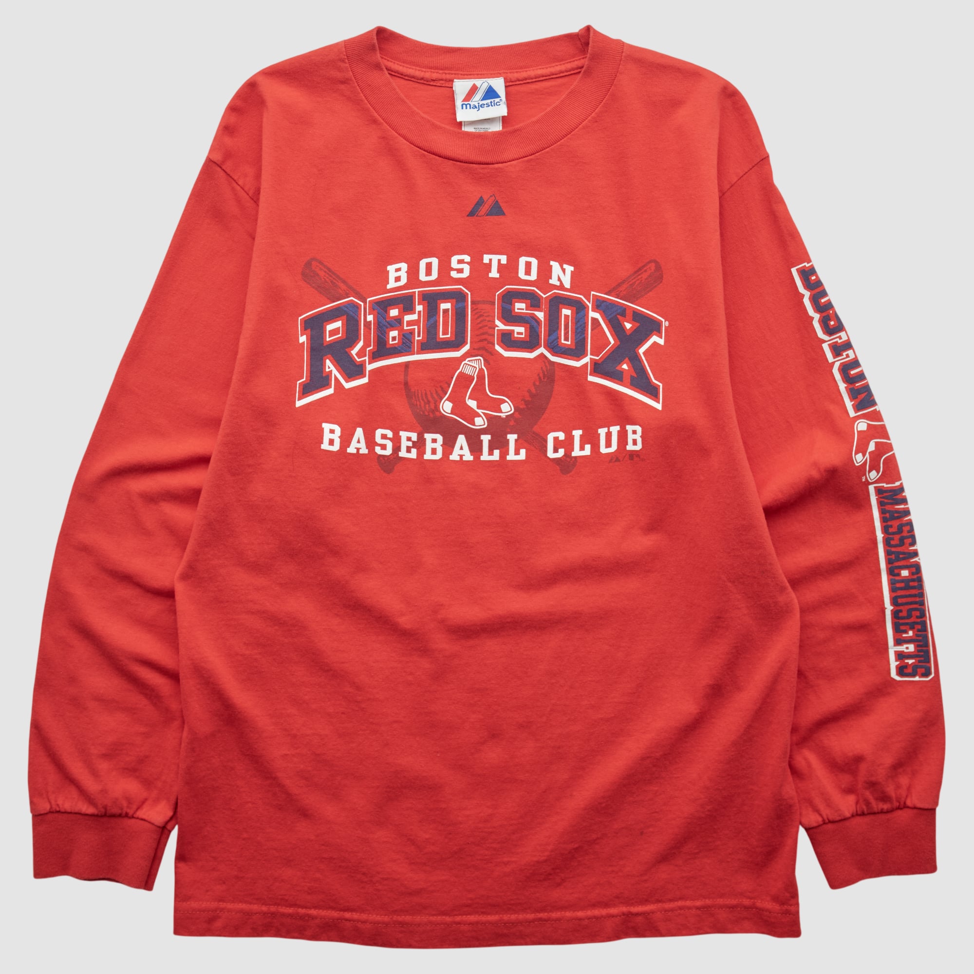 Boston Red Sox Majestic 2010s Long Sleeve T-shirt - Red - S