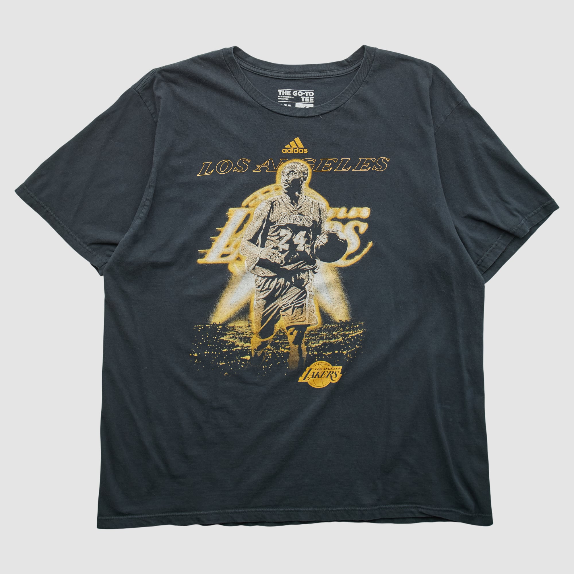 Los Angeles Lakers Adidas 2010s T-shirt - Black - M