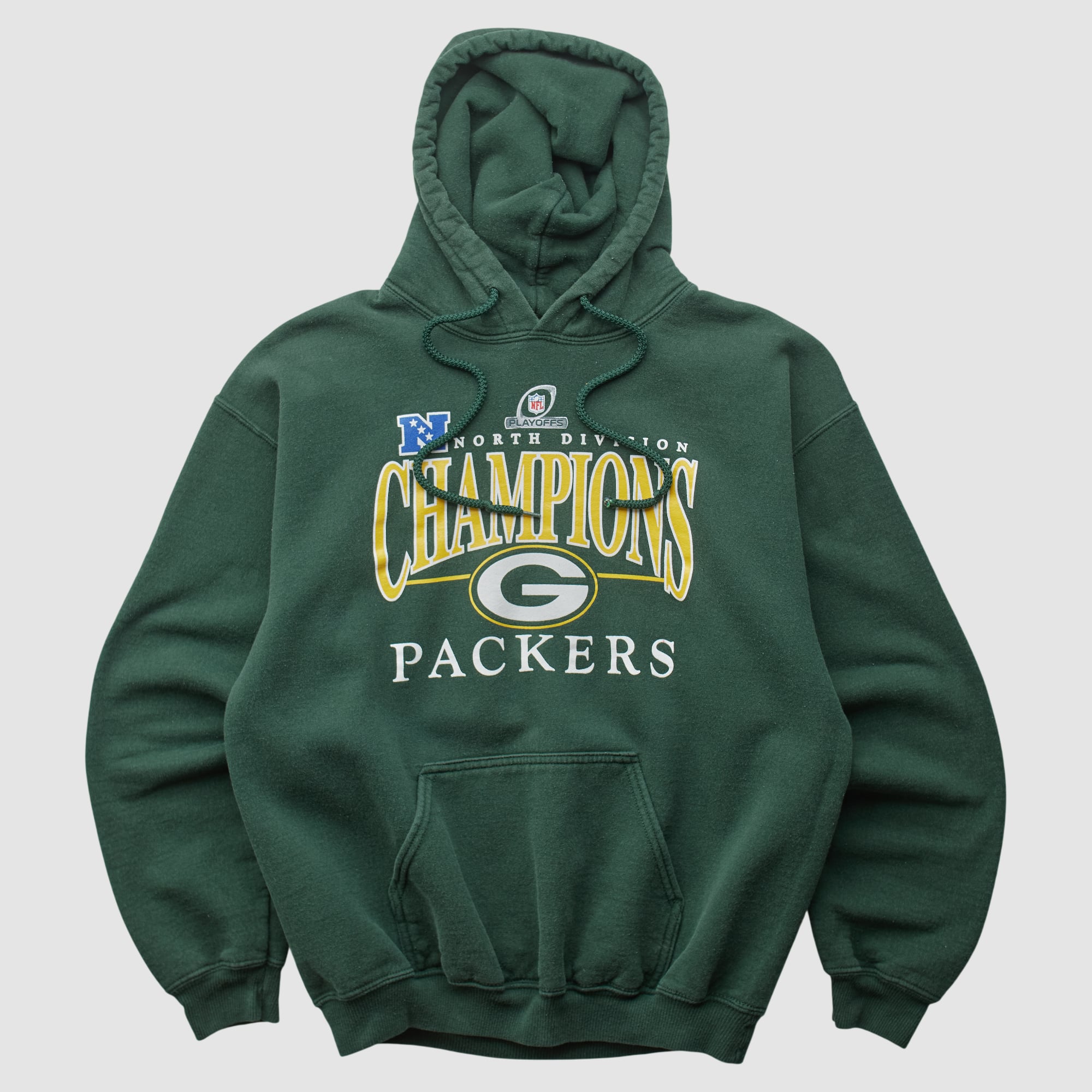 Green Bay Packers 2000s Hooded Pullover Sweatshirt - Green - XS