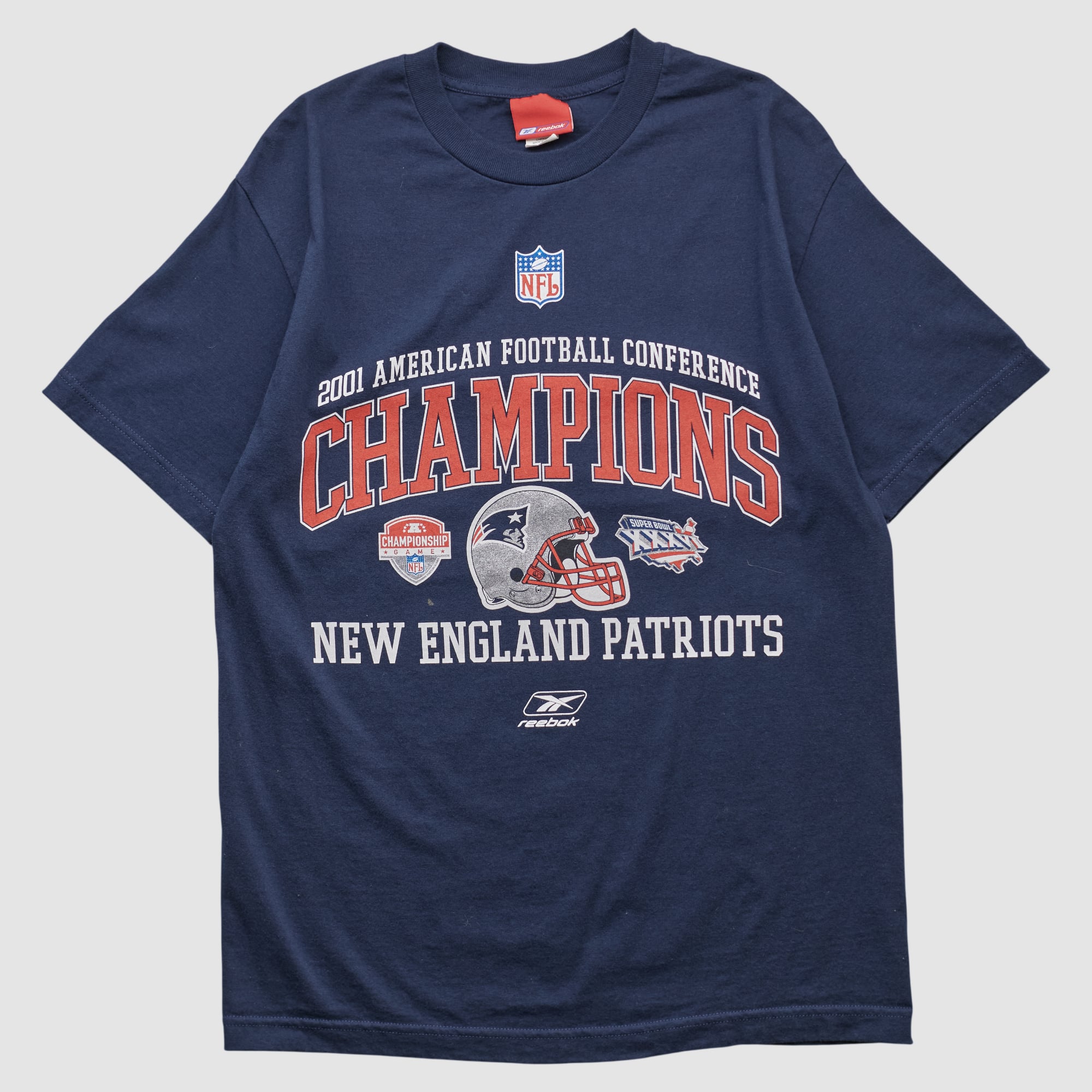 New England Patriots Reebok 2001 T-shirt - Navy - M