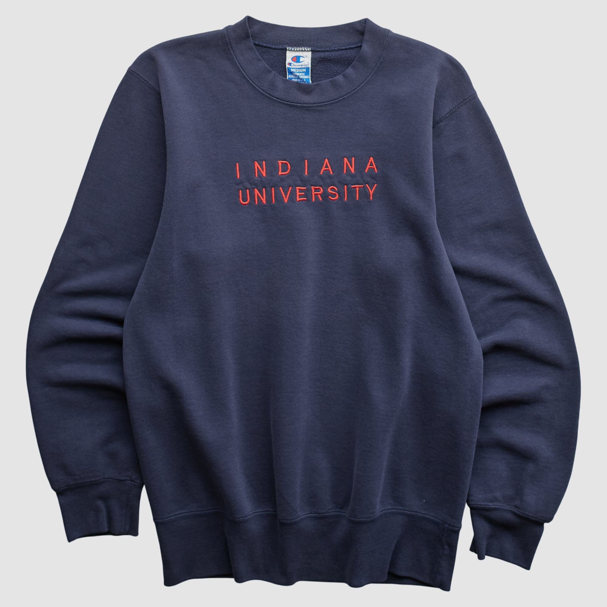 Indiana Hoosiers Champion 90s Pullover Sweatshirt - Navy - S