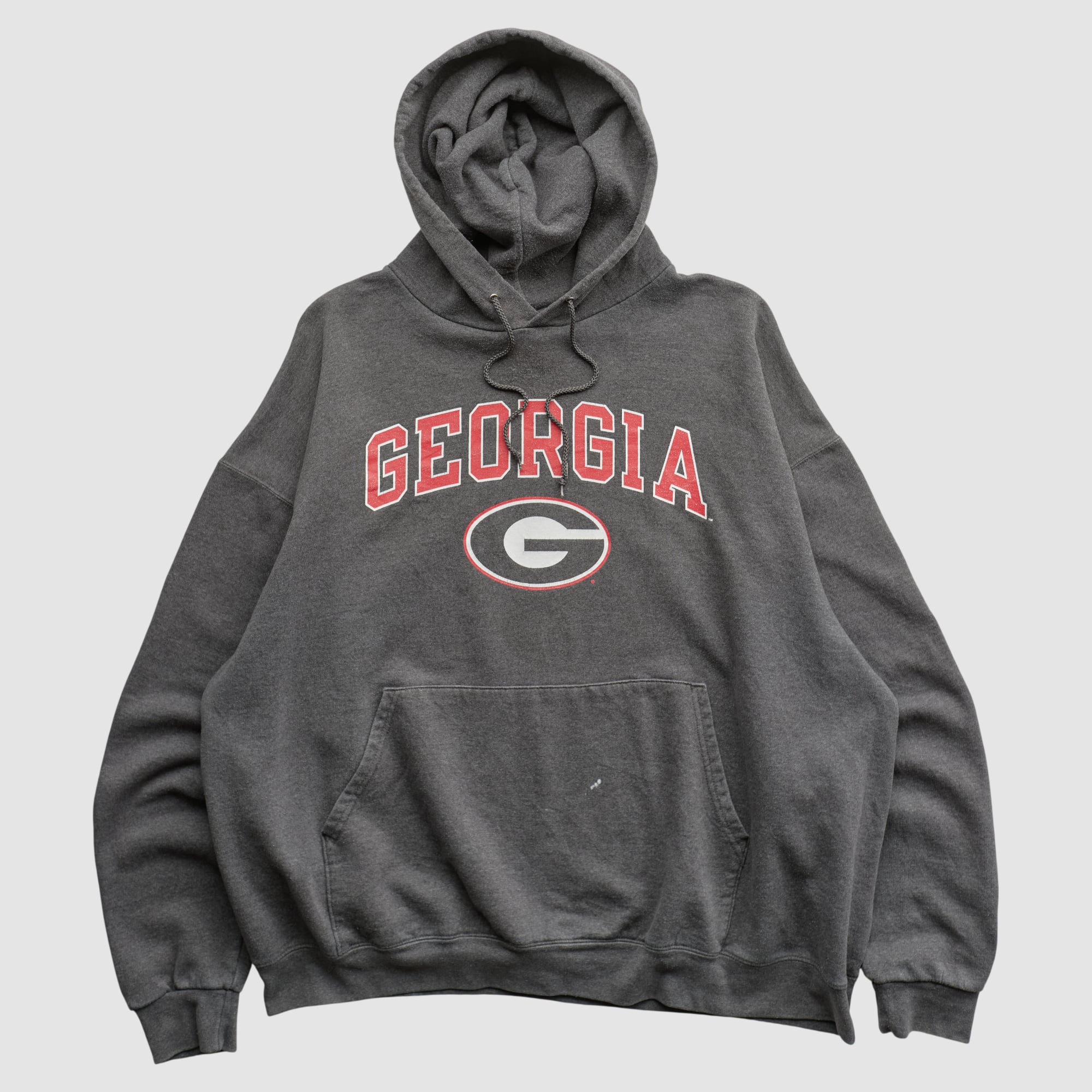 Georgia Bulldogs Champion 2000s Hooded Pullover Sweatshirt - Charcoal - XL
