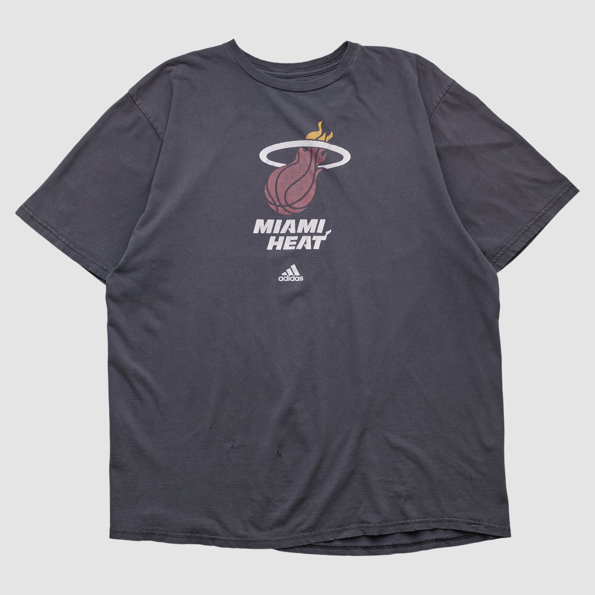 Miami Heat Adidas 2010s T-shirt - Black - XL