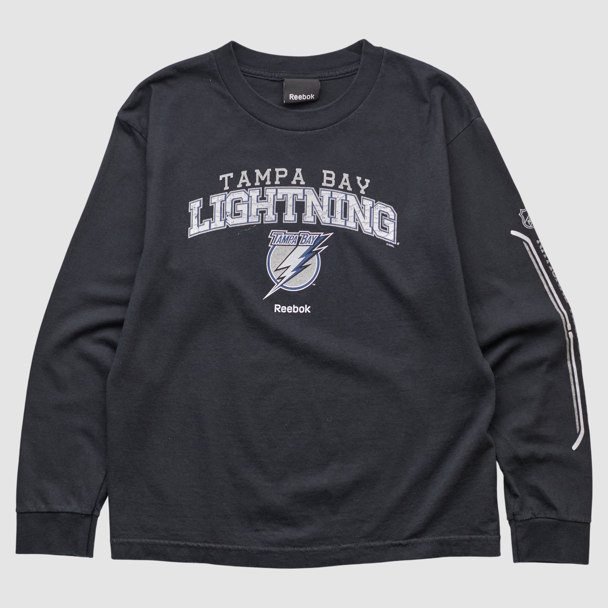 Tampa Bay Lightning Reebok 2010s Long Sleeve T-shirt - Black - S