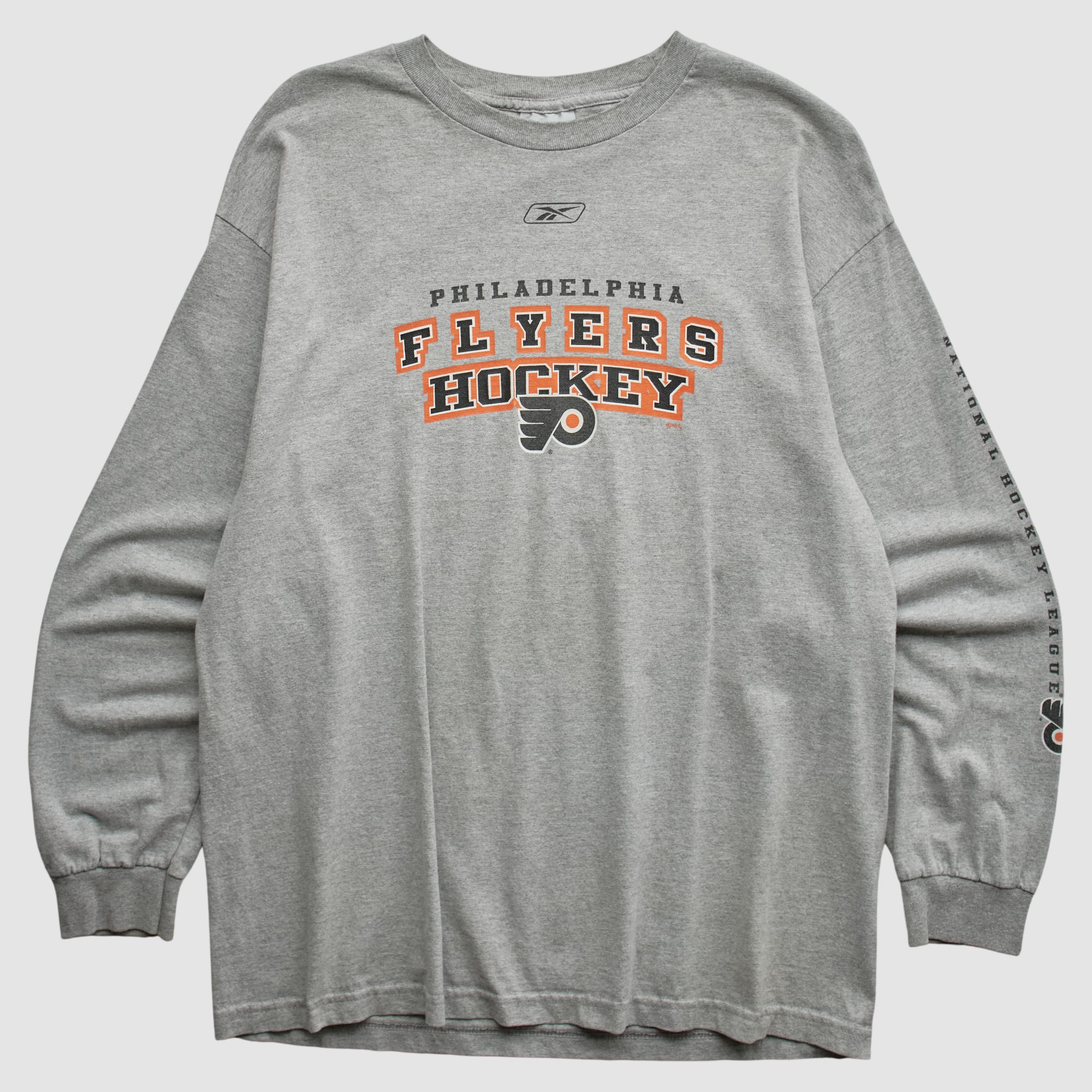 Philadelphia Flyers Reebok 2000s Long Sleeve T-shirt - Gray - L