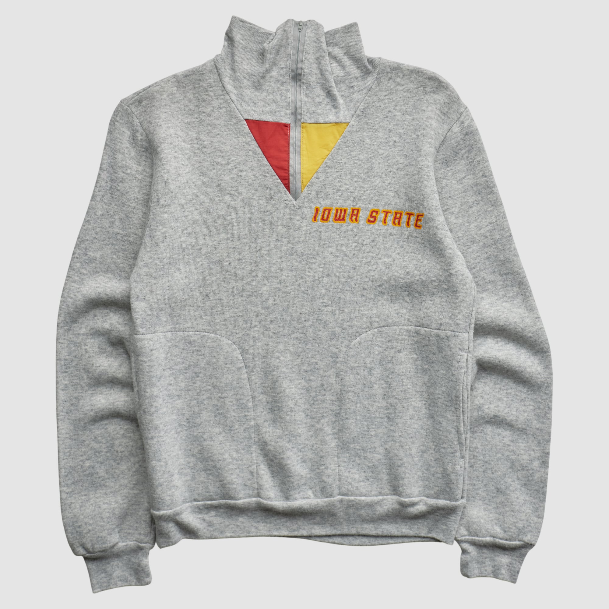 Iowa State Cyclones J.J. MacIntyre 80s Pullover Sweatshirt - Heather Gray - S