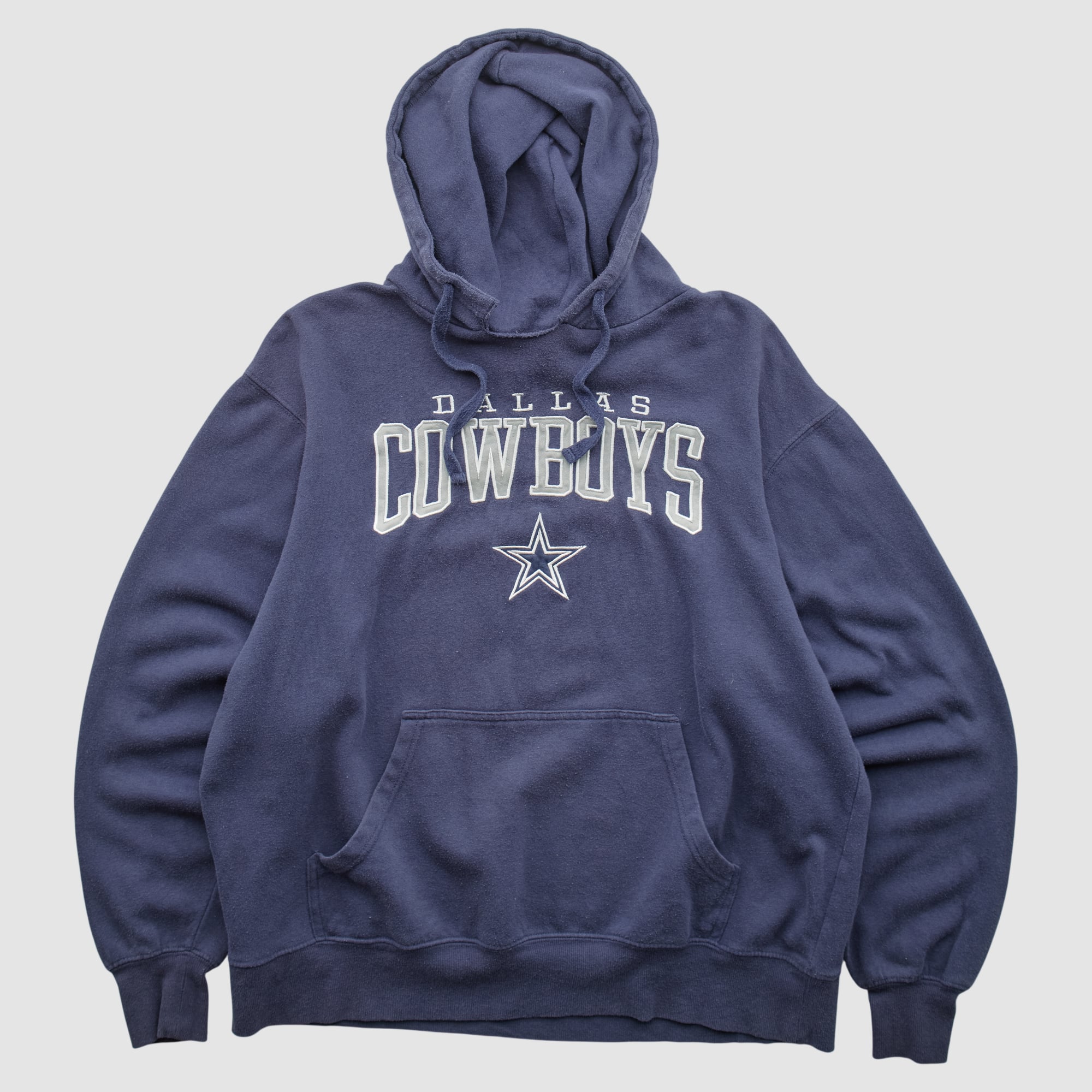 Dallas Cowboys Cowboys Authentic Apparel 2010s Hooded Pullover Sweatshirt - Navy - L