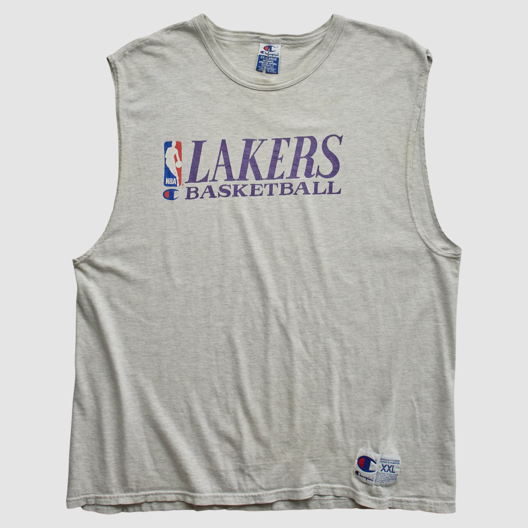 Los Angeles Lakers Champion 90s Tank - Gray - 2XL