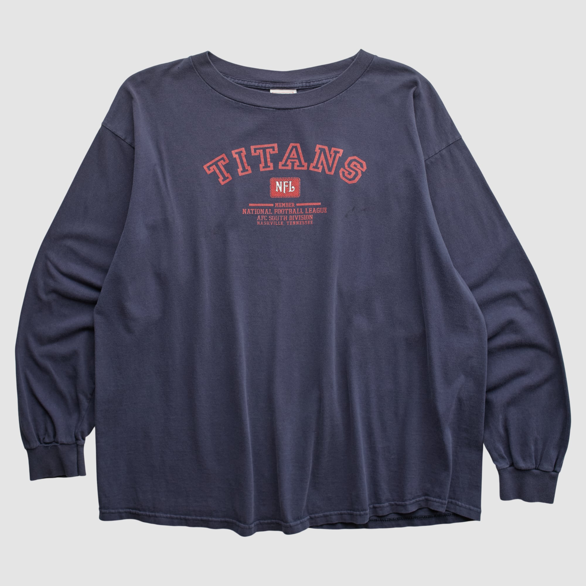 Tennessee Titans NFL 2000s Long Sleeve T-shirt - Navy - 2XL