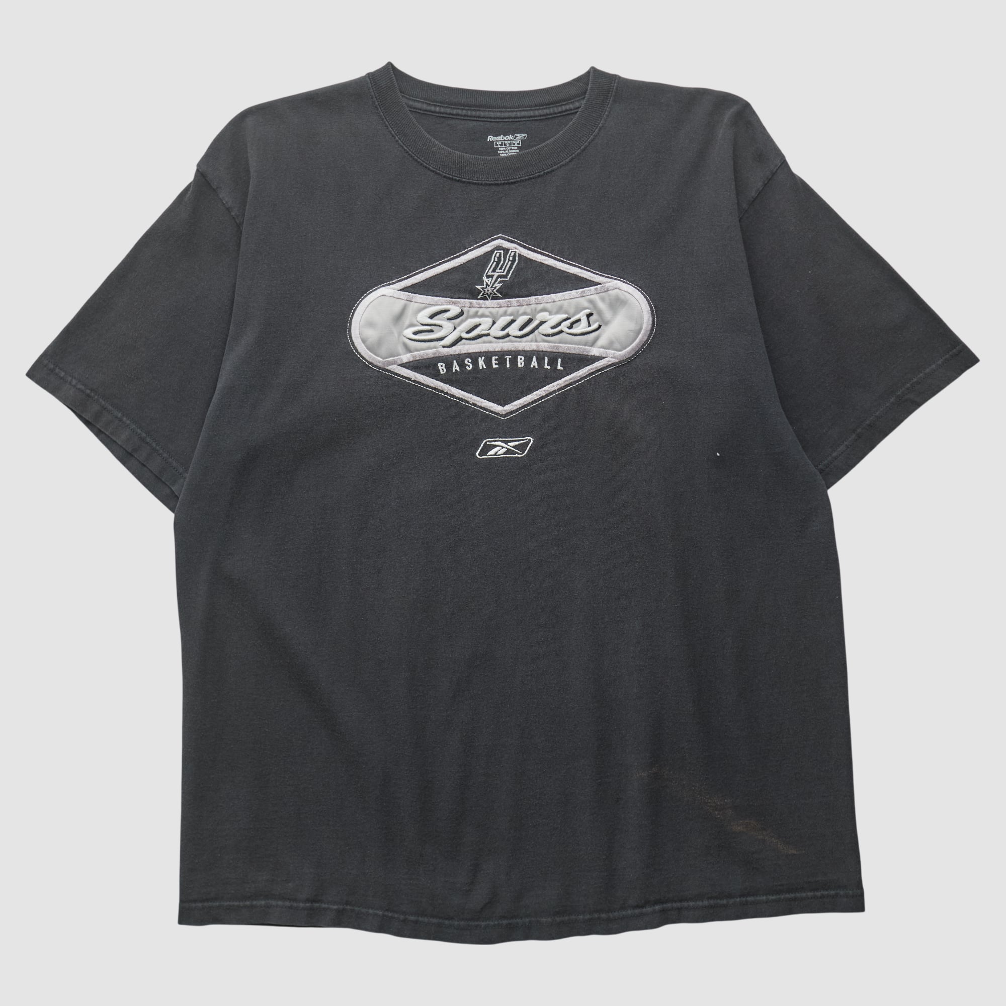San Antonio Spurs Reebok 2010s T-shirt - Black - L