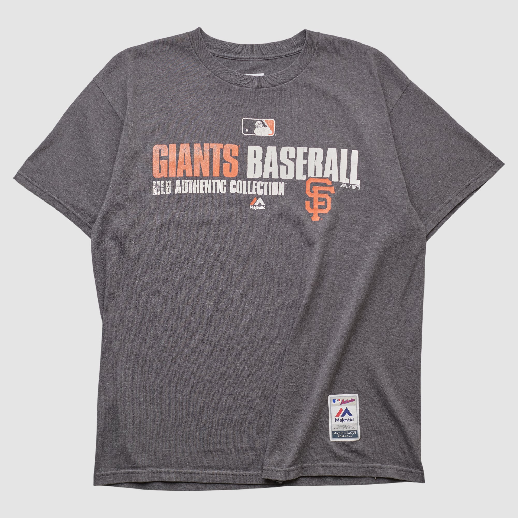 San Francisco Giants Majestic 2010s T-shirt - Dark Heather Gray - L