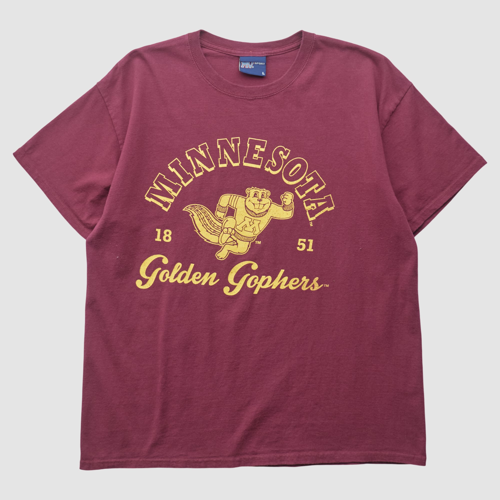 Minnesota Golden Gophers MV Sport 2000s T-shirt - Maroon - M