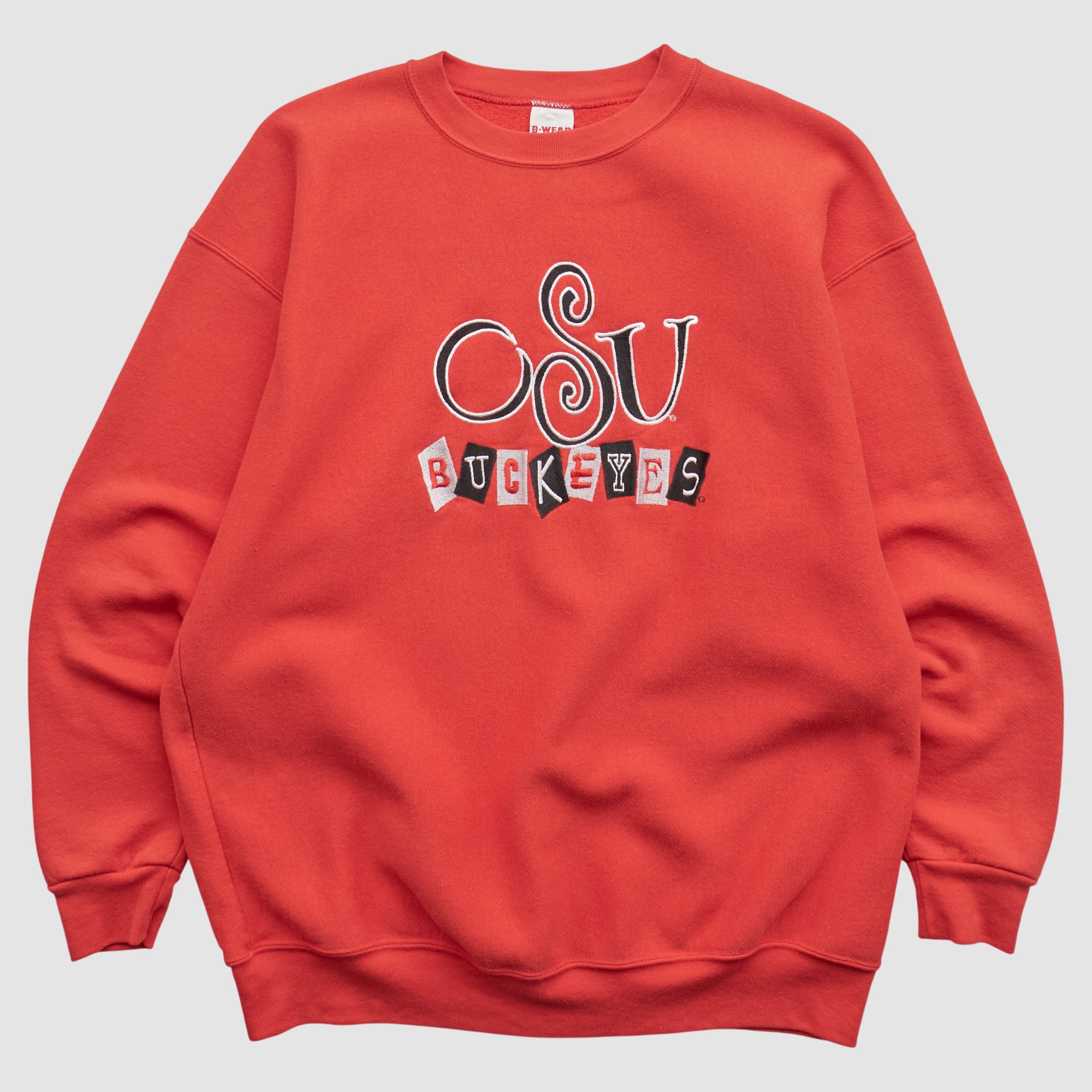 Ohio State Buckeyes B-Wear Sportswear 90s Pullover Sweatshirt - Red - L