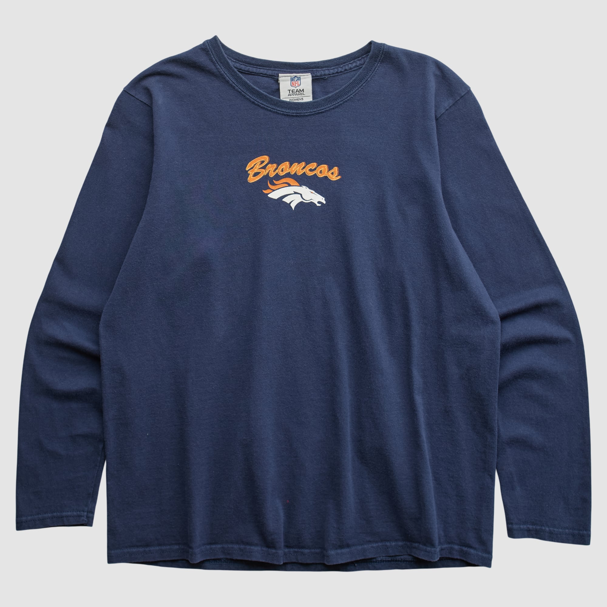 Denver Broncos NFL 2010s Long Sleeve T-shirt - Navy - M
