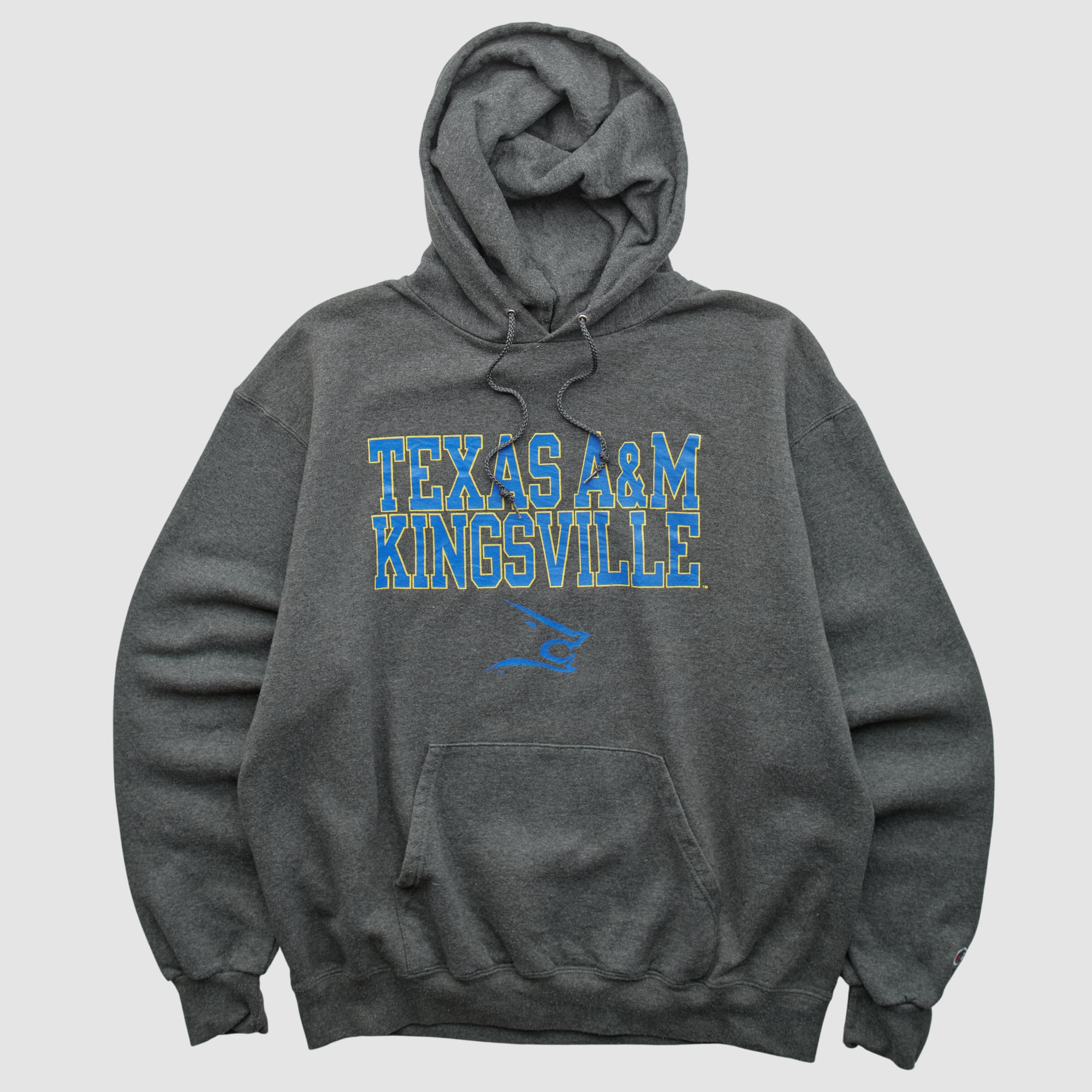 Texas A&M Kingsville Javelinas Champion 2010s Hooded Pullover Sweatshirt - Dark Heather Gray - M