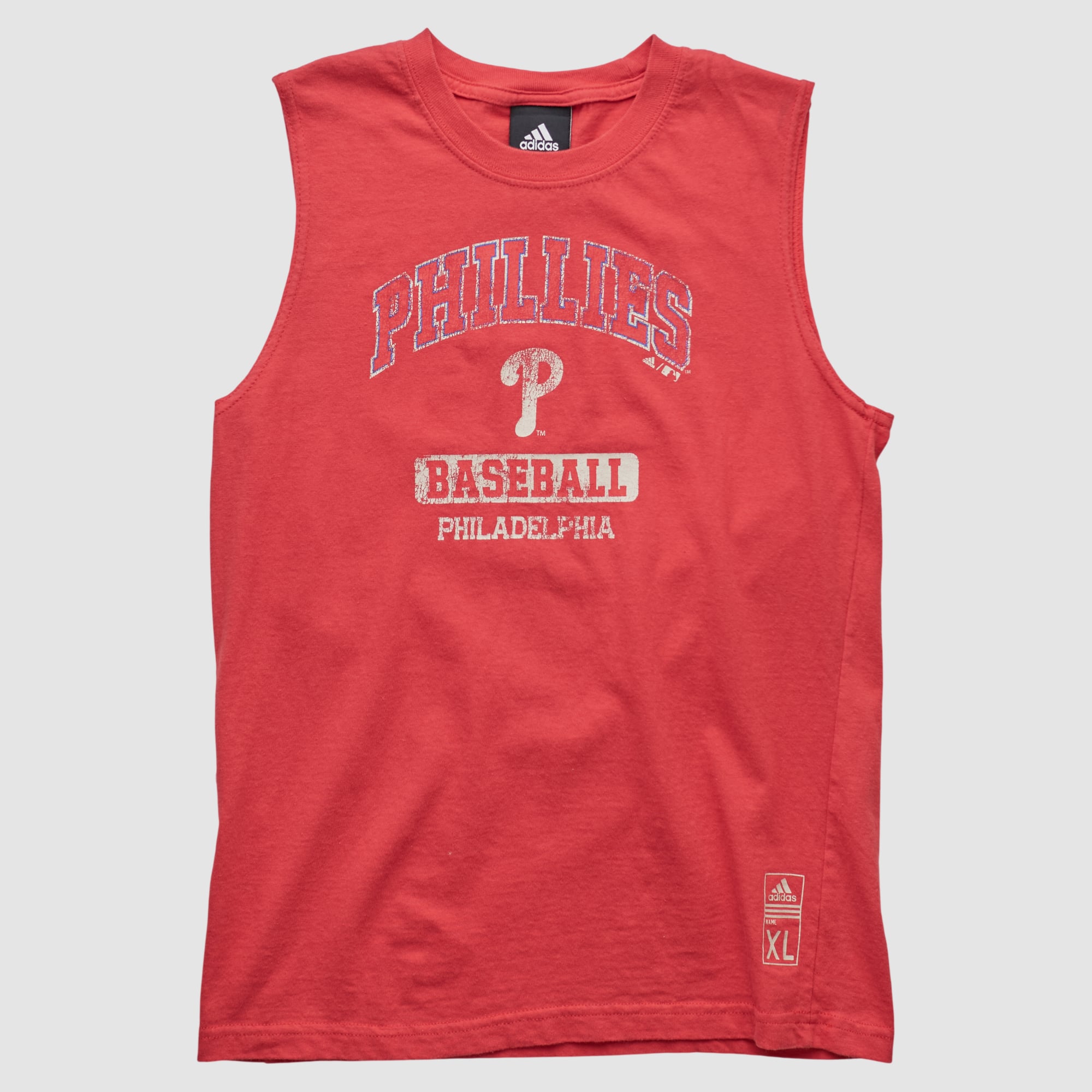 Philadelphia Phillies Adidas 2010s Tank - Red - XS