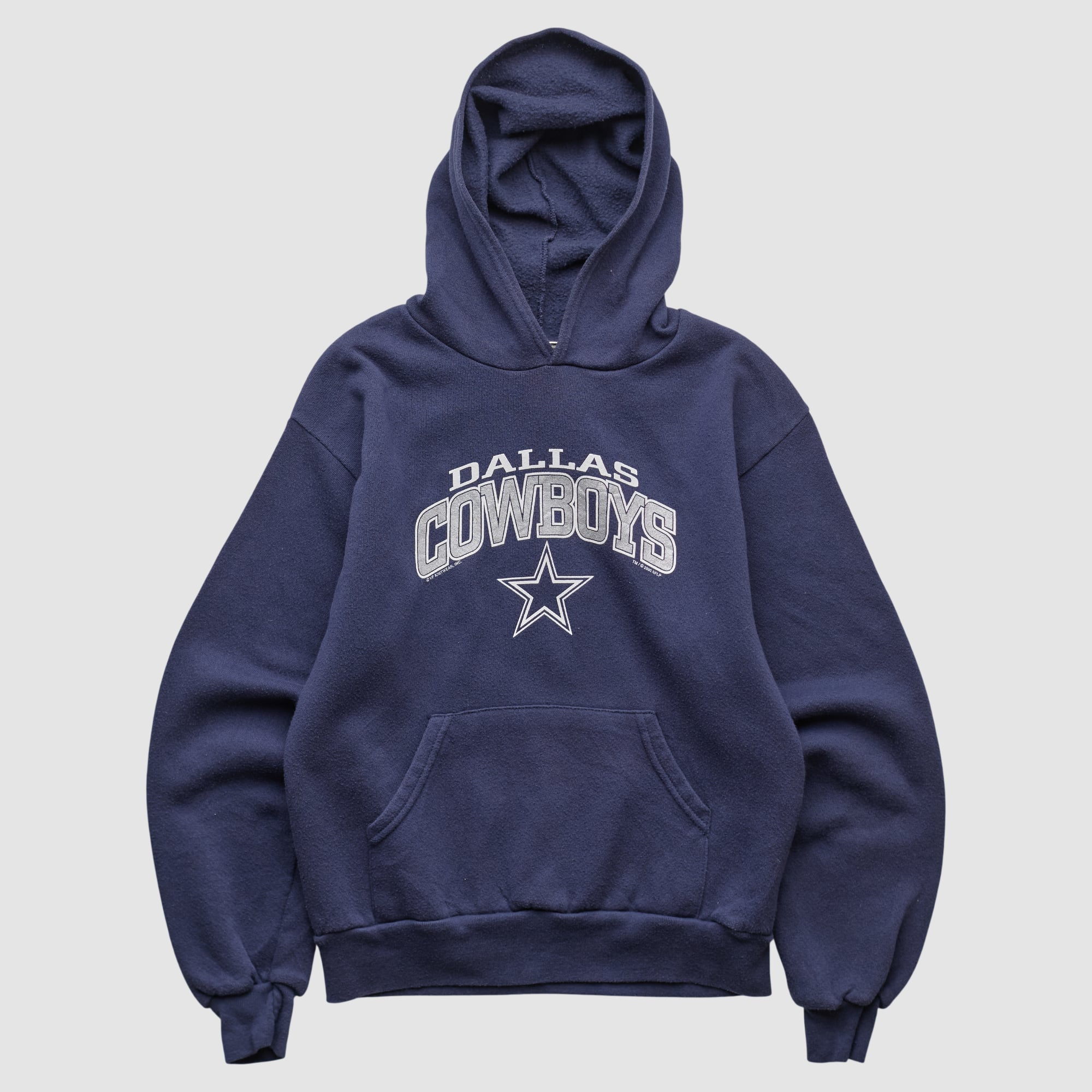 Dallas Cowboys Lee Apparel 2000 Hooded Pullover Sweatshirt - Navy - Yth M