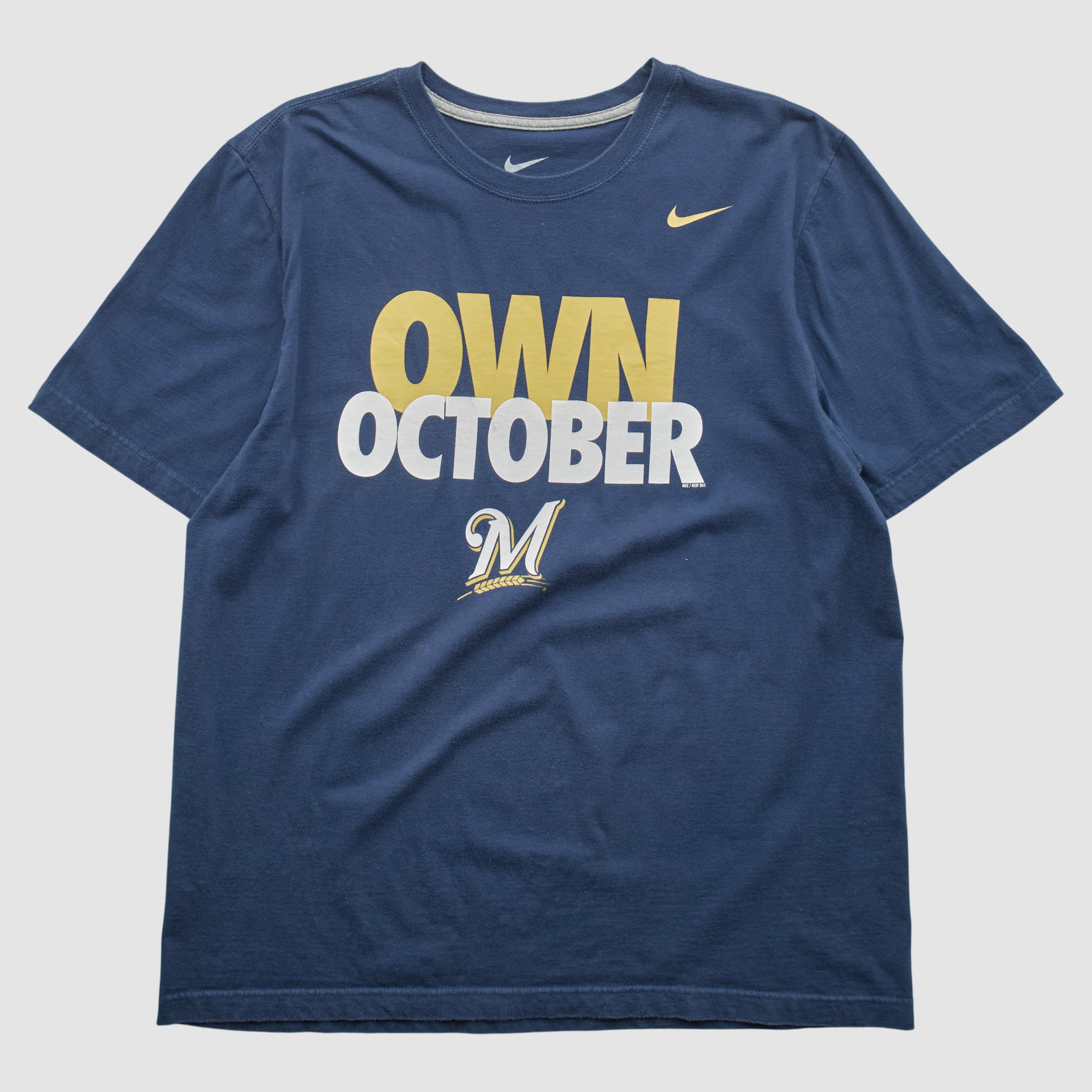 Milwaukee Brewers Nike 2010s T-shirt - Navy - L