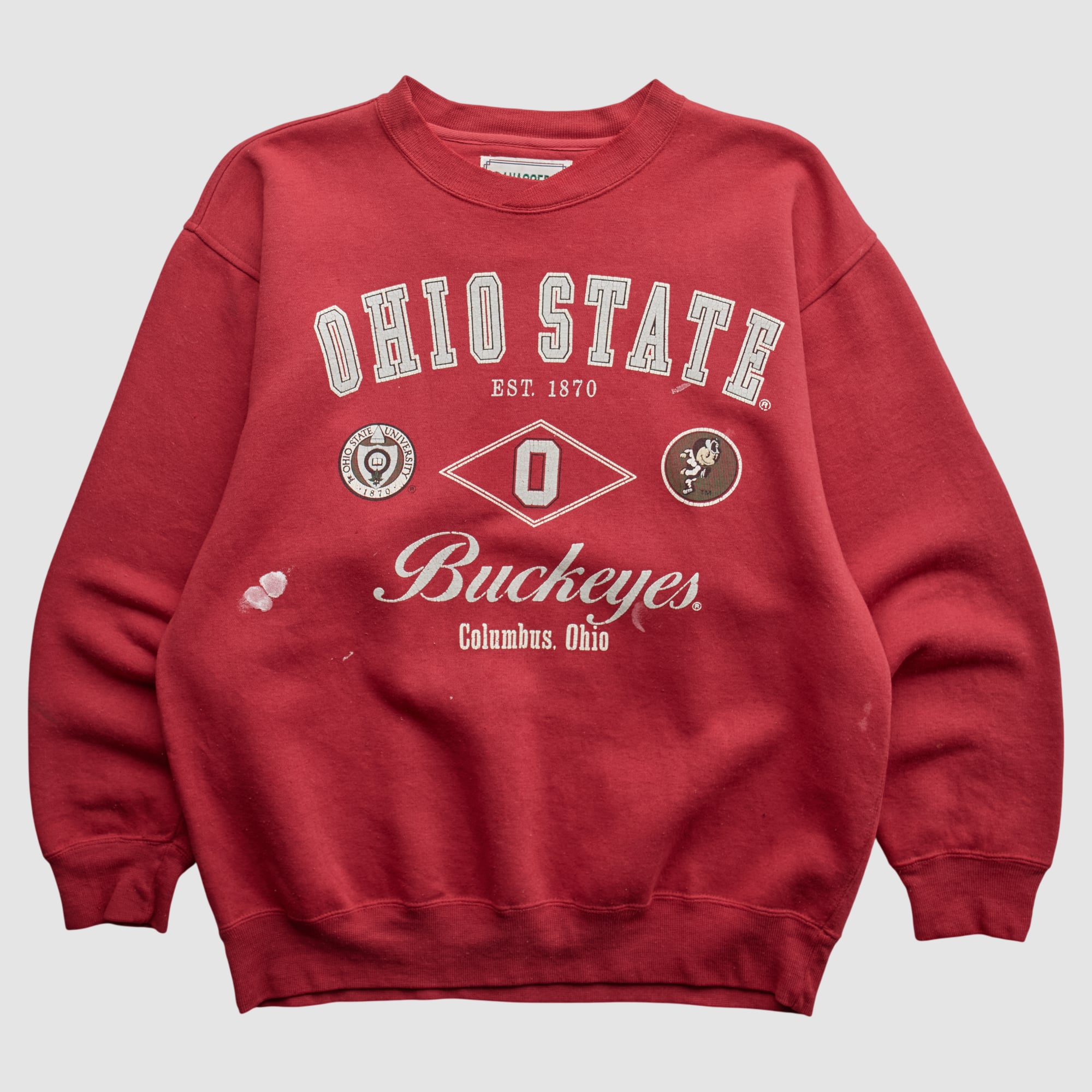 Ohio State Buckeyes Danaggers 90s Pullover Sweatshirt - Red - M